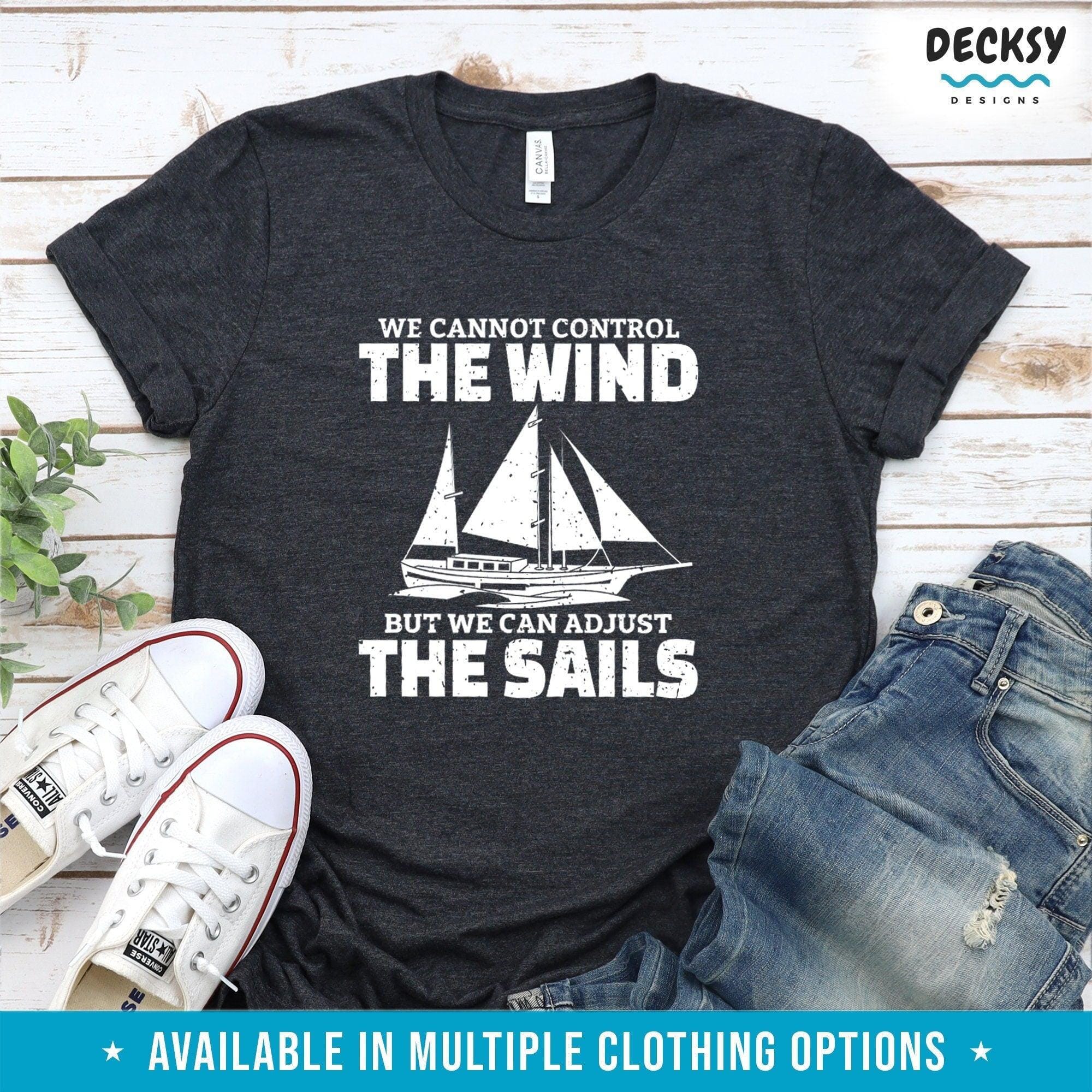 Sailing Tshirt, Sailor Gift-Clothing:Gender-Neutral Adult Clothing:Tops & Tees:T-shirts:Graphic Tees-DecksyDesigns