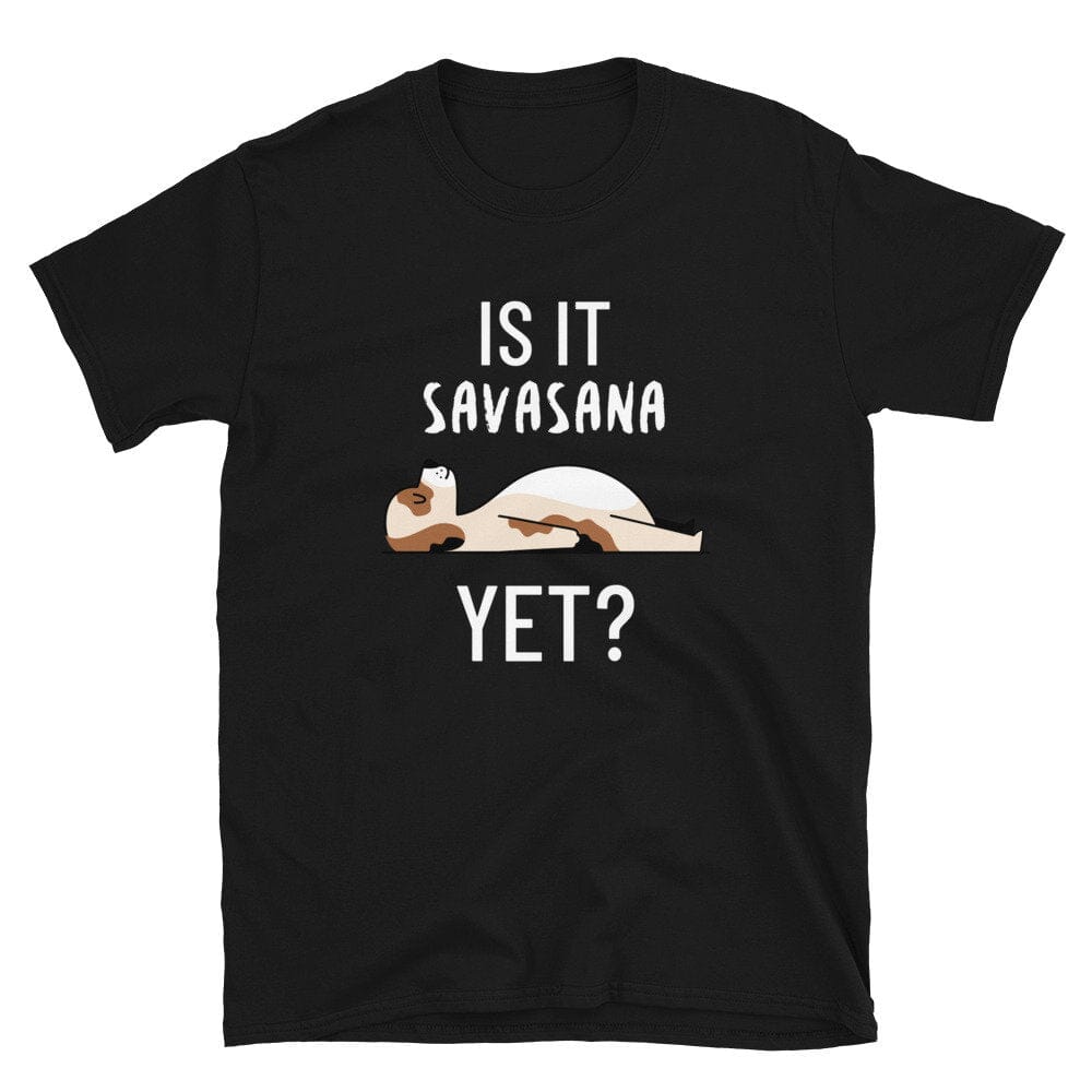 Savasana Shirt, Funny Yoga Gifts-Clothing:Gender-Neutral Adult Clothing:Tops & Tees:T-shirts:Graphic Tees-DecksyDesigns