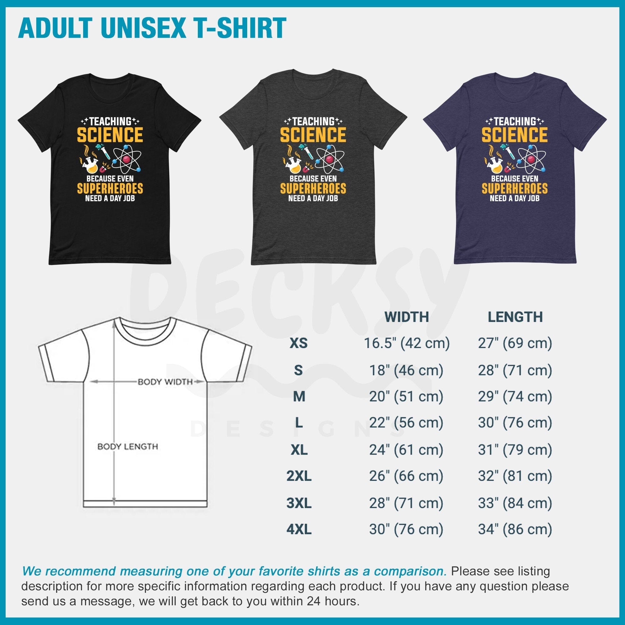 Science Teacher Shirt, School Teaching Gift-Clothing:Gender-Neutral Adult Clothing:Tops & Tees:T-shirts:Graphic Tees-DecksyDesigns