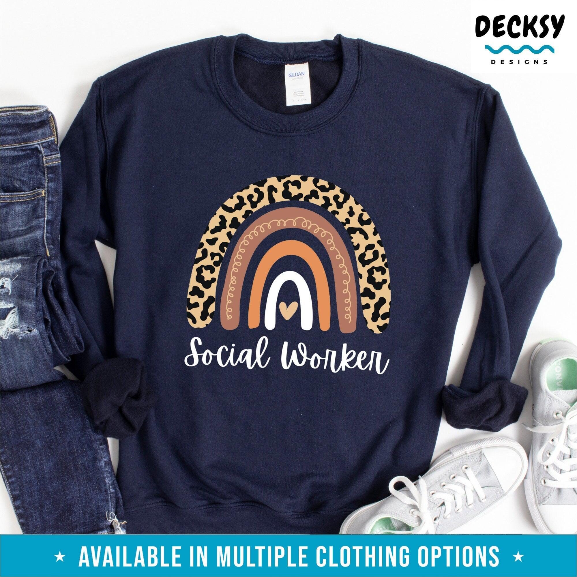 Social Worker Shirt, Social Work Gift-Clothing:Gender-Neutral Adult Clothing:Tops & Tees:T-shirts:Graphic Tees-DecksyDesigns