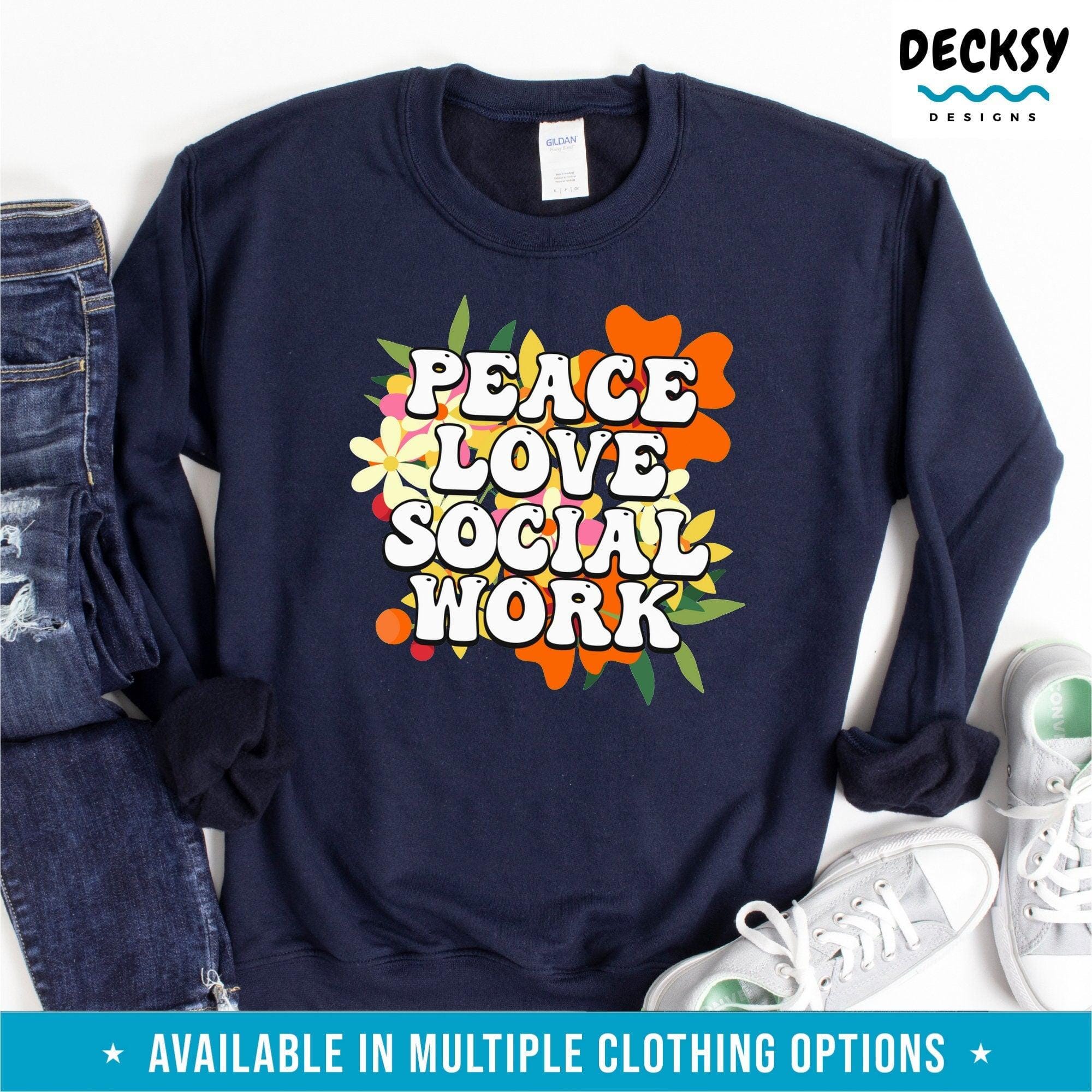 Social Worker Tshirt, Gift For Social Worker-Clothing:Gender-Neutral Adult Clothing:Tops & Tees:T-shirts:Graphic Tees-DecksyDesigns