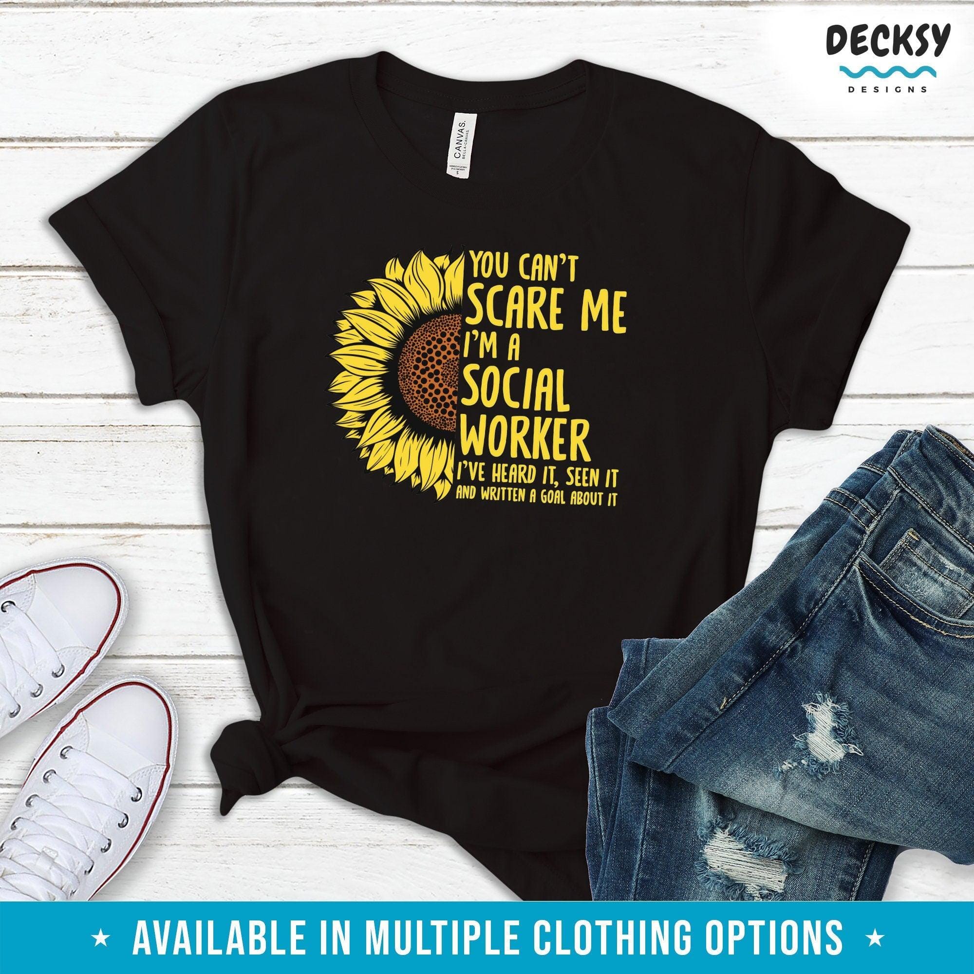 Social Worker Tshirt, Social Work Gift-Clothing:Gender-Neutral Adult Clothing:Tops & Tees:T-shirts:Graphic Tees-DecksyDesigns