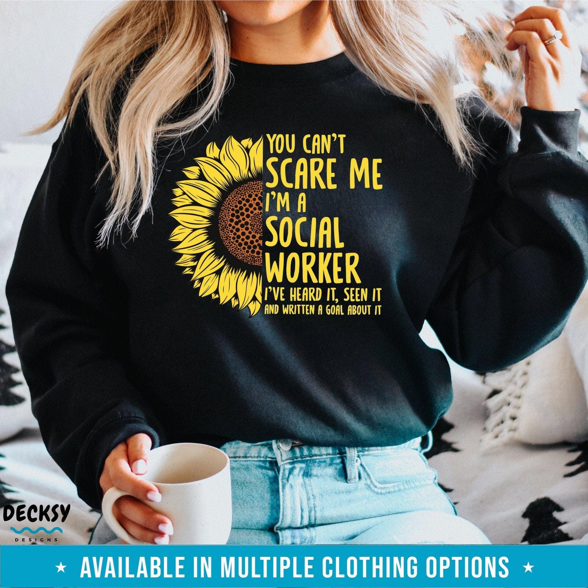 Social Worker Tshirt, Social Work Gift-Clothing:Gender-Neutral Adult Clothing:Tops & Tees:T-shirts:Graphic Tees-DecksyDesigns