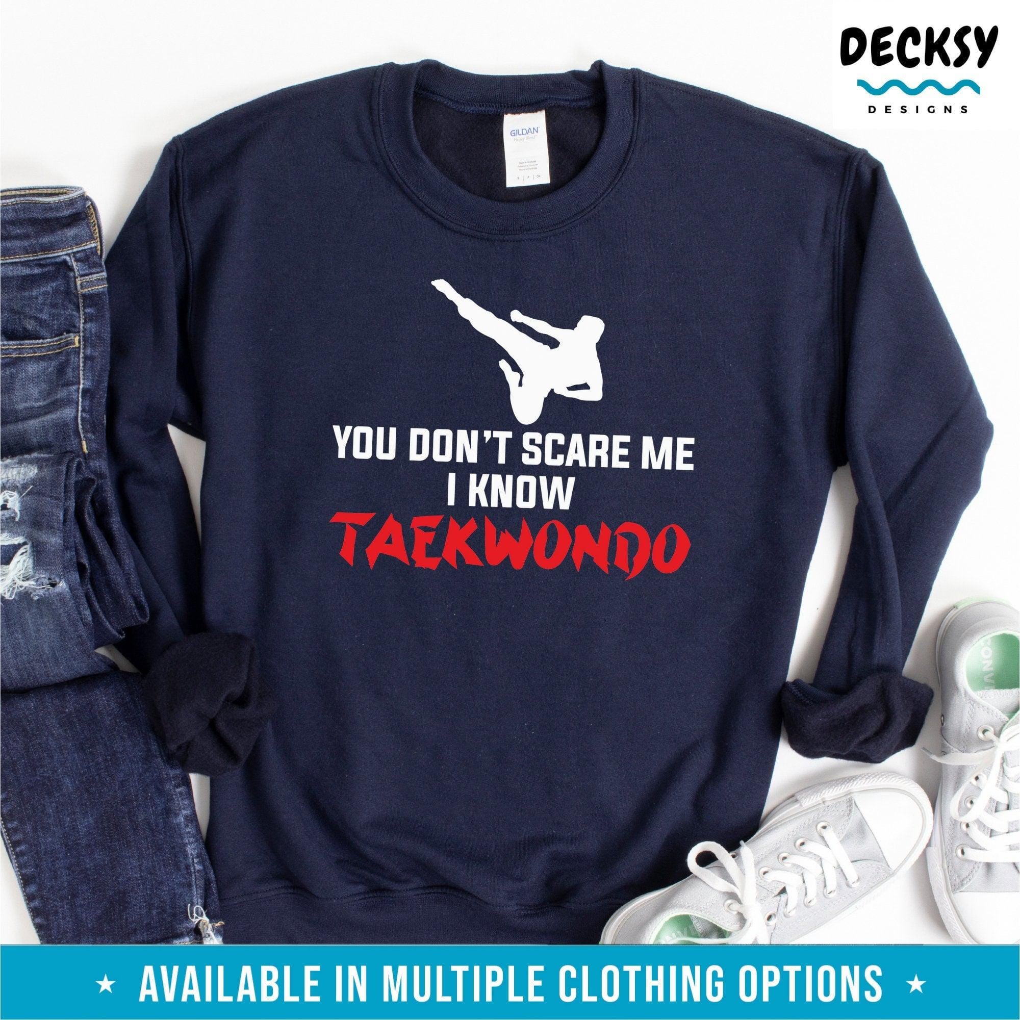 Taekwondo Shirt, Gift For Taekwondo Teacher-Clothing:Gender-Neutral Adult Clothing:Tops & Tees:T-shirts:Graphic Tees-DecksyDesigns