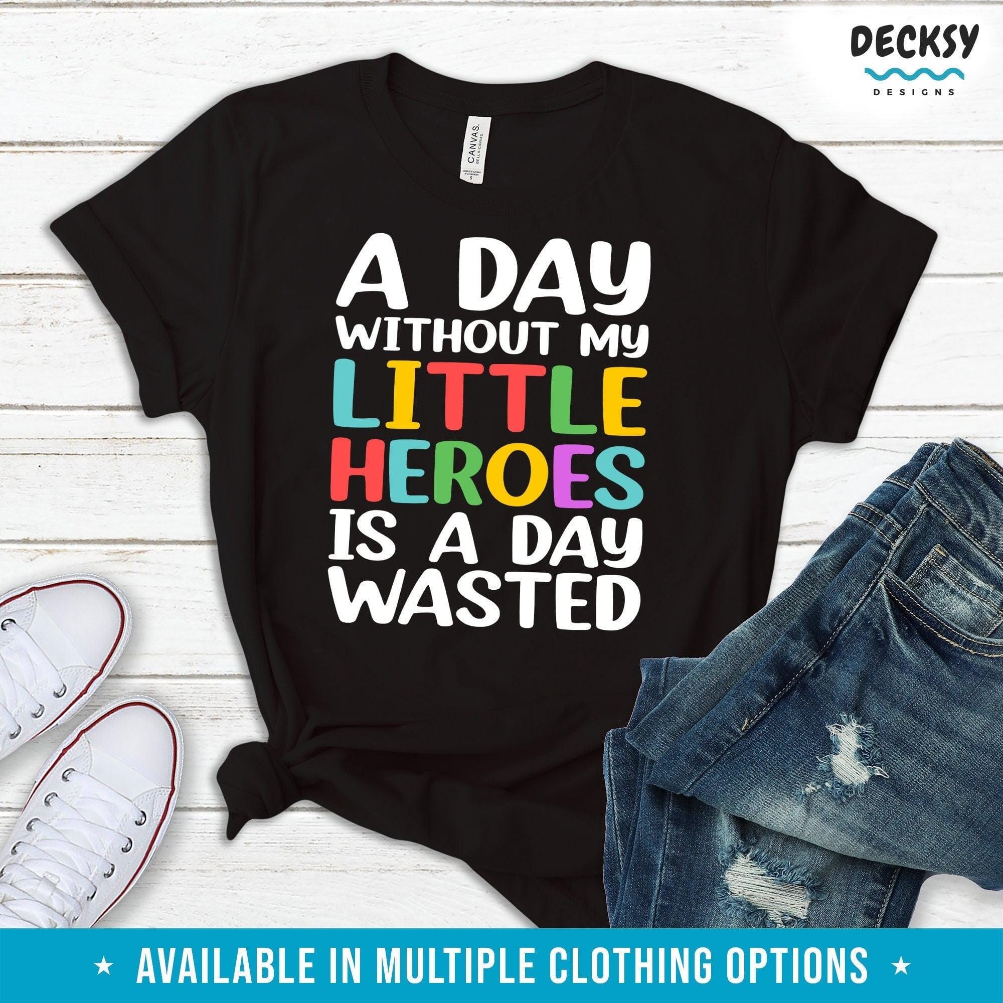 Teacher Shirtr, Childcare Educator Gift-Clothing:Gender-Neutral Adult Clothing:Tops & Tees:T-shirts:Graphic Tees-DecksyDesigns