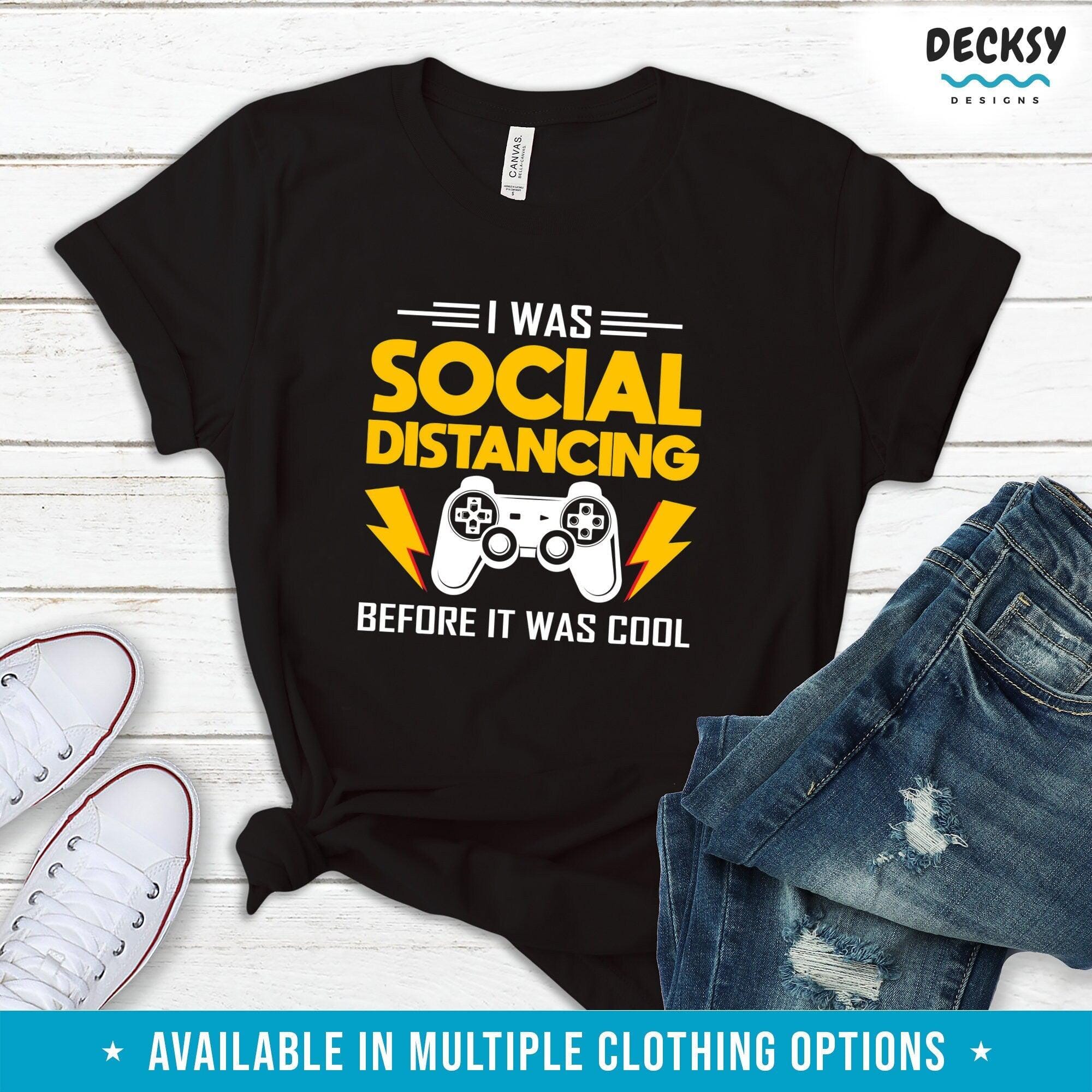 Video Game Shirt, Gamer Gift Funny-Clothing:Gender-Neutral Adult Clothing:Tops & Tees:T-shirts:Graphic Tees-DecksyDesigns