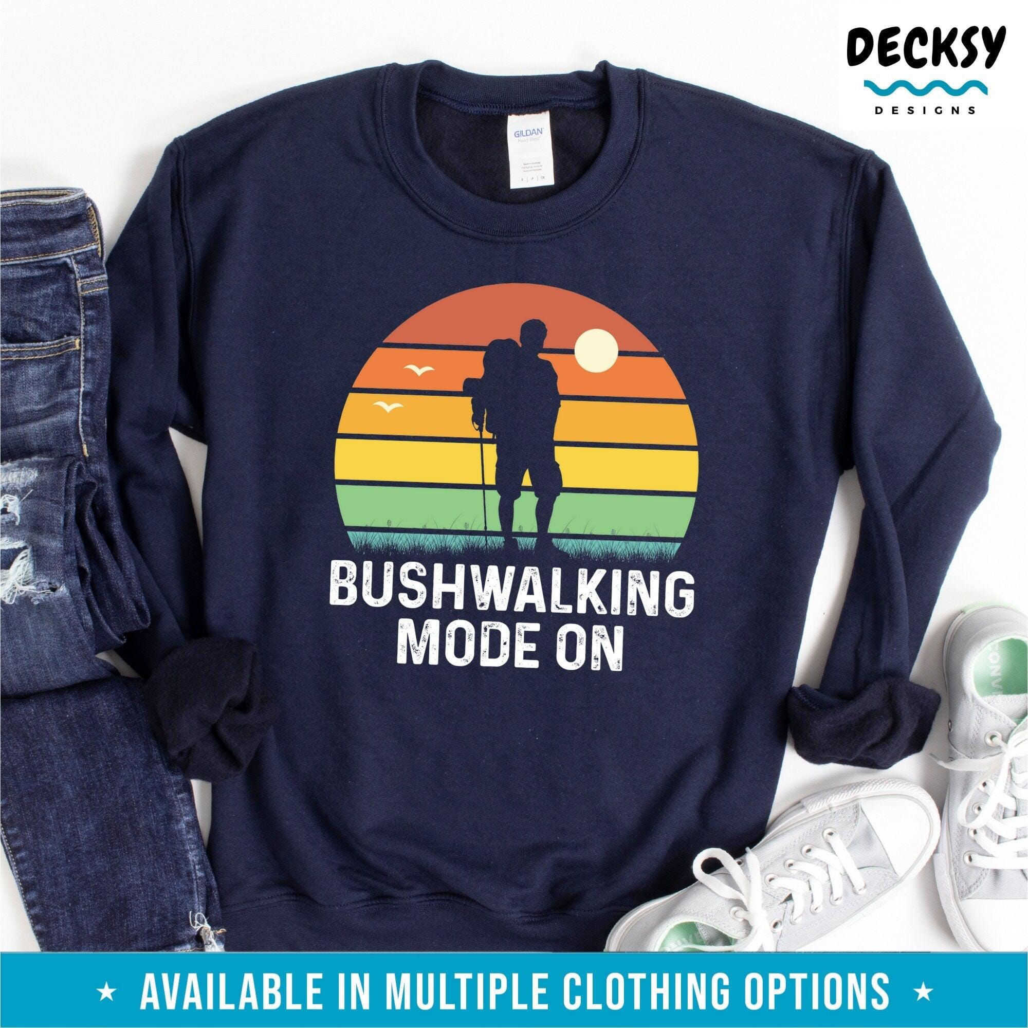 Walking T-Shirt, Hiking Gift Men-Clothing:Gender-Neutral Adult Clothing:Tops & Tees:T-shirts:Graphic Tees-DecksyDesigns