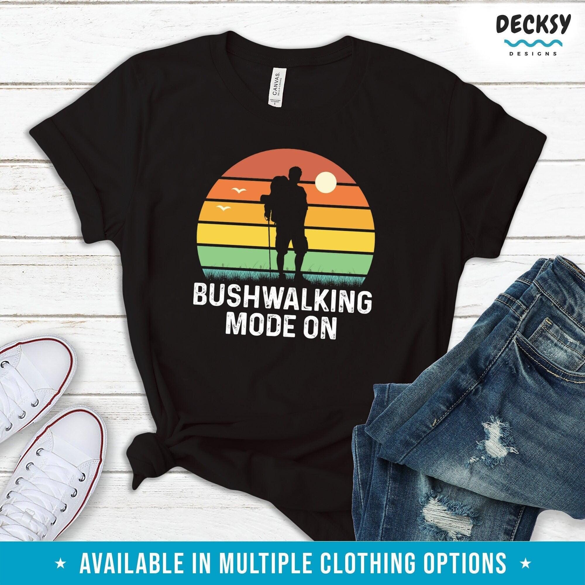 Walking T-Shirt, Hiking Gift Men-Clothing:Gender-Neutral Adult Clothing:Tops & Tees:T-shirts:Graphic Tees-DecksyDesigns