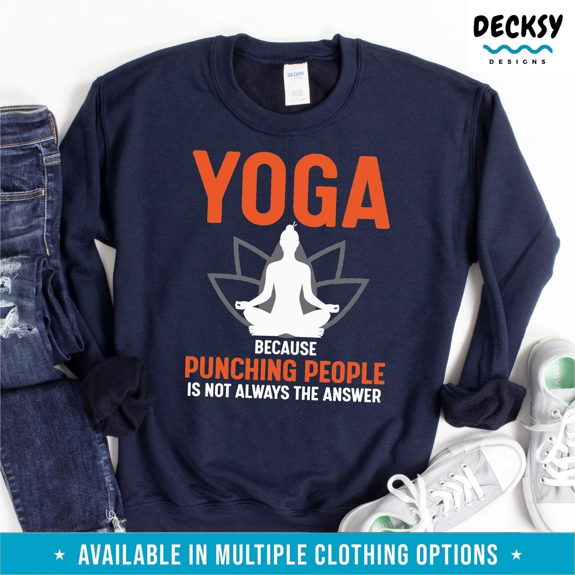 Yoga Shirt, Yogi Gifts-Clothing:Gender-Neutral Adult Clothing:Tops & Tees:T-shirts:Graphic Tees-DecksyDesigns