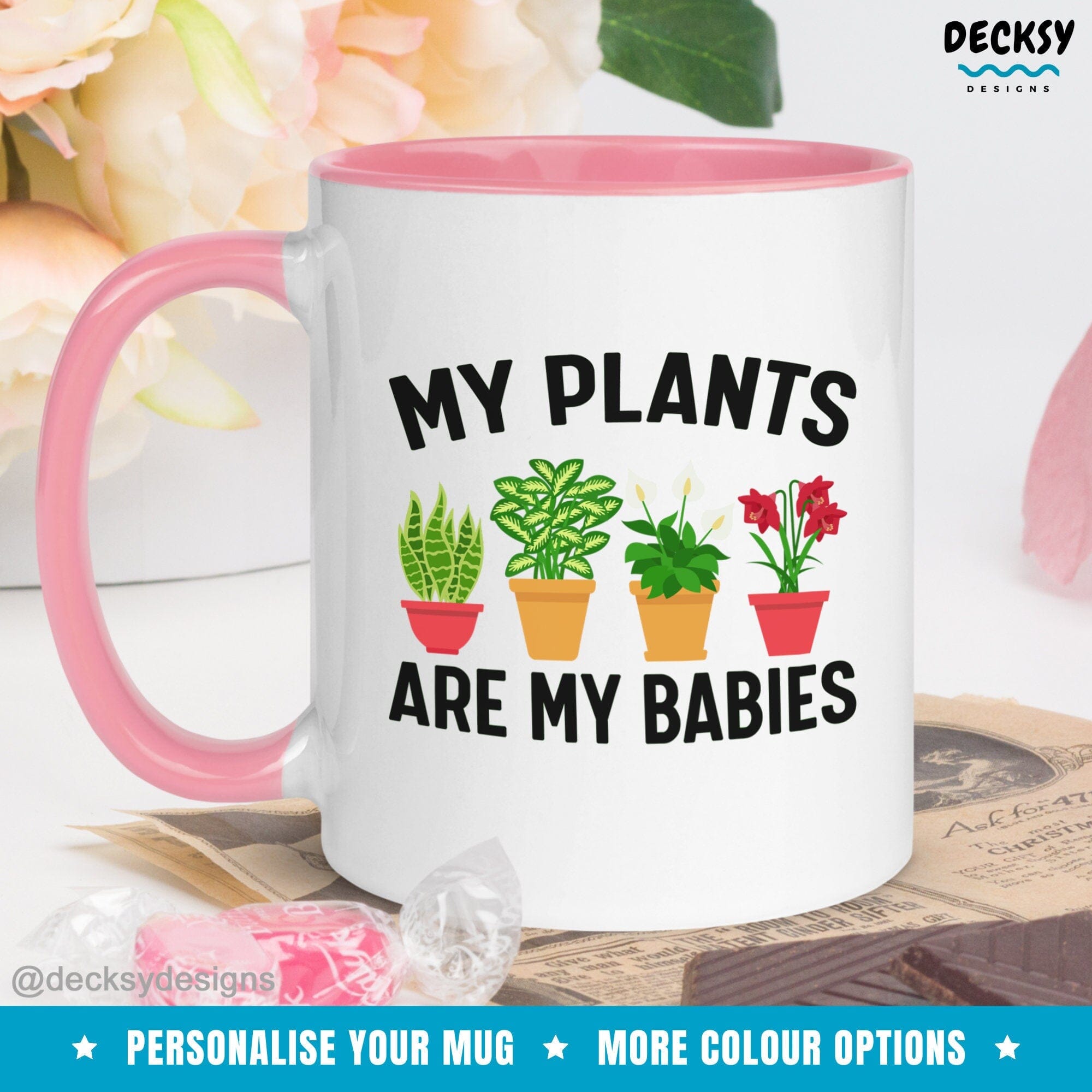 Plant Lover Gift, Gift for Gardener Home & Living:Kitchen & Dining:Drink & Barware:Drinkware:Mugs DecksyDesigns