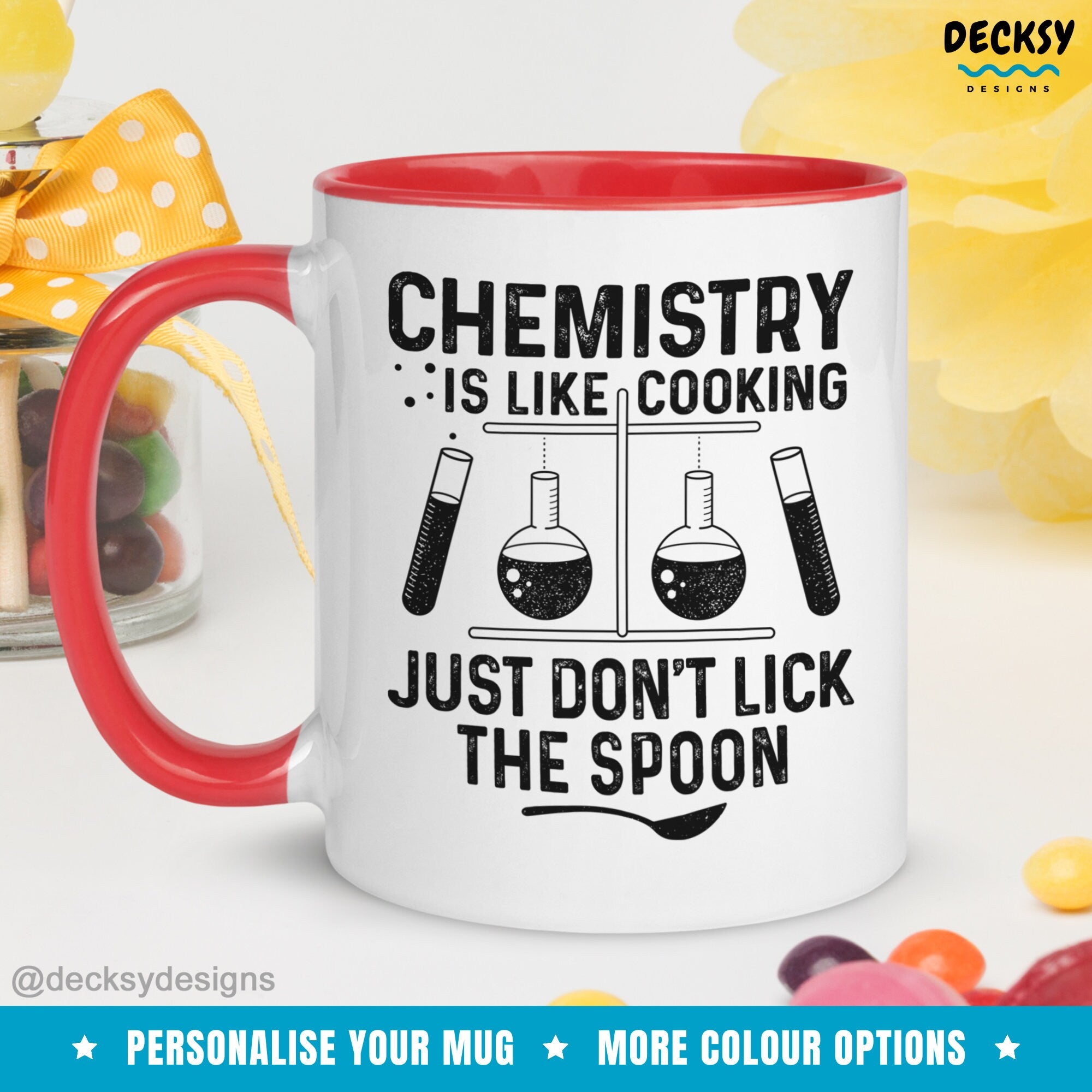 Chemistry Gift, Chemistry Mug, Funny Scientist Mug, Science Student Teacher Gift, Custom Organic Chemistry Mug, Chemistry Professor Gift Mugs by DecksyDesigns
