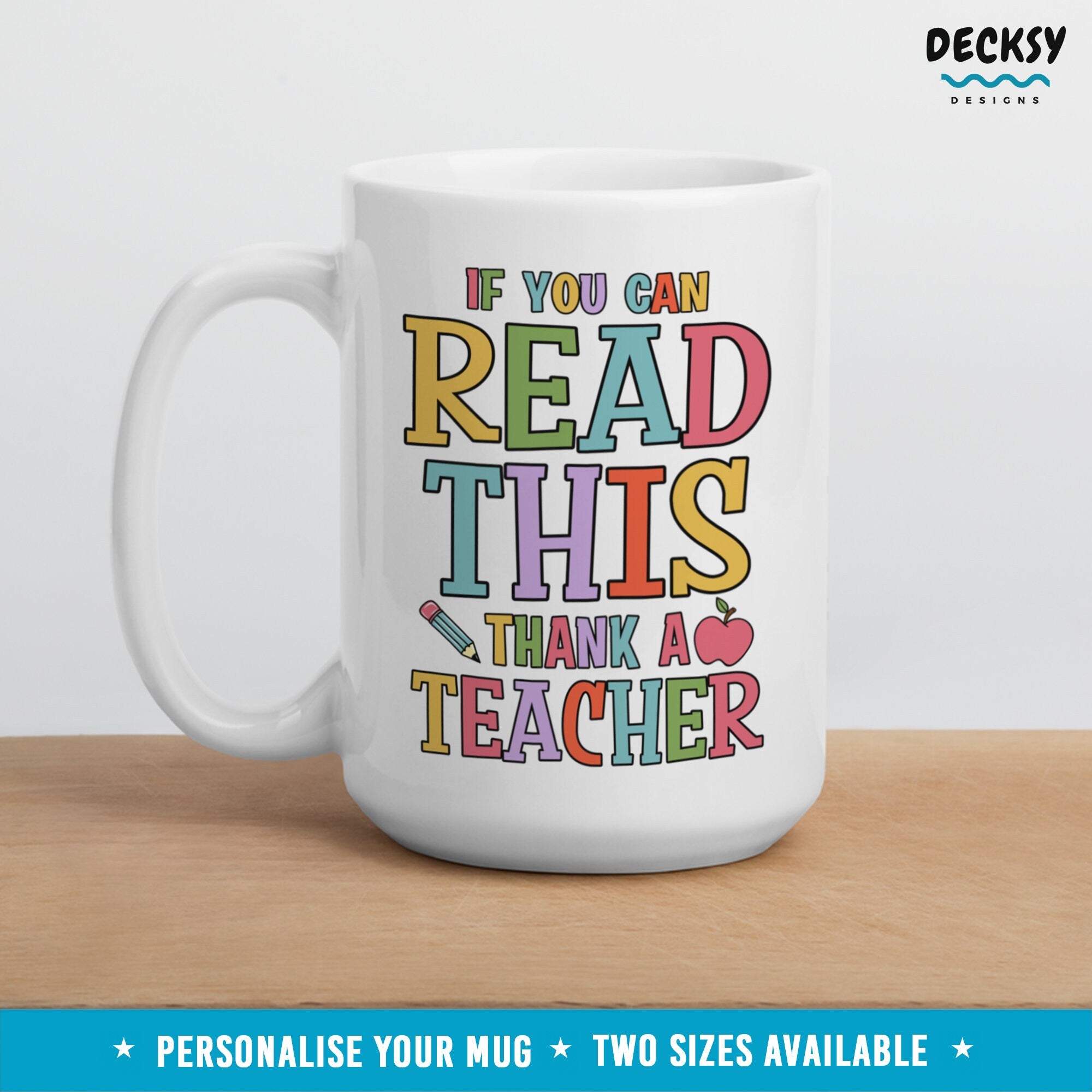 Funny Teacher Appreciation Mug, Custom English Teacher Gift, Teaching Life Coffee Cup High School Teaching Assistant Thank You Gift Educator Mugs by DecksyDesigns