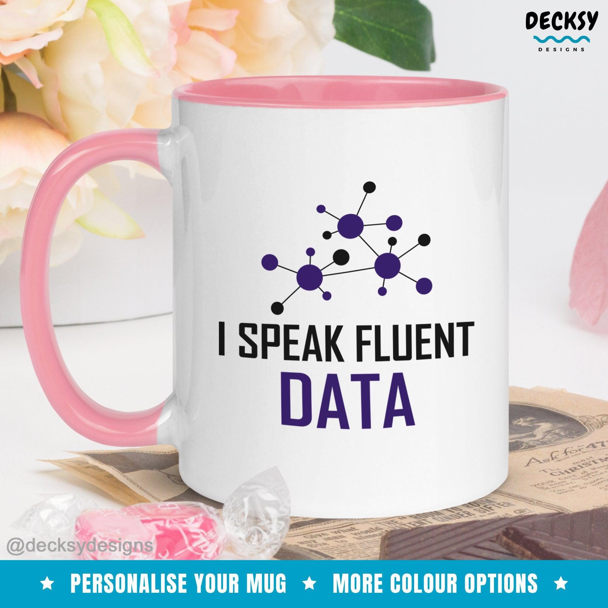 Data Analyst Mug, Gift for Data Scientist-Home & Living:Kitchen & Dining:Drink & Barware:Drinkware:Mugs-DecksyDesigns-White Mug 11 oz-NO PERSONALISATION-DecksyDesigns