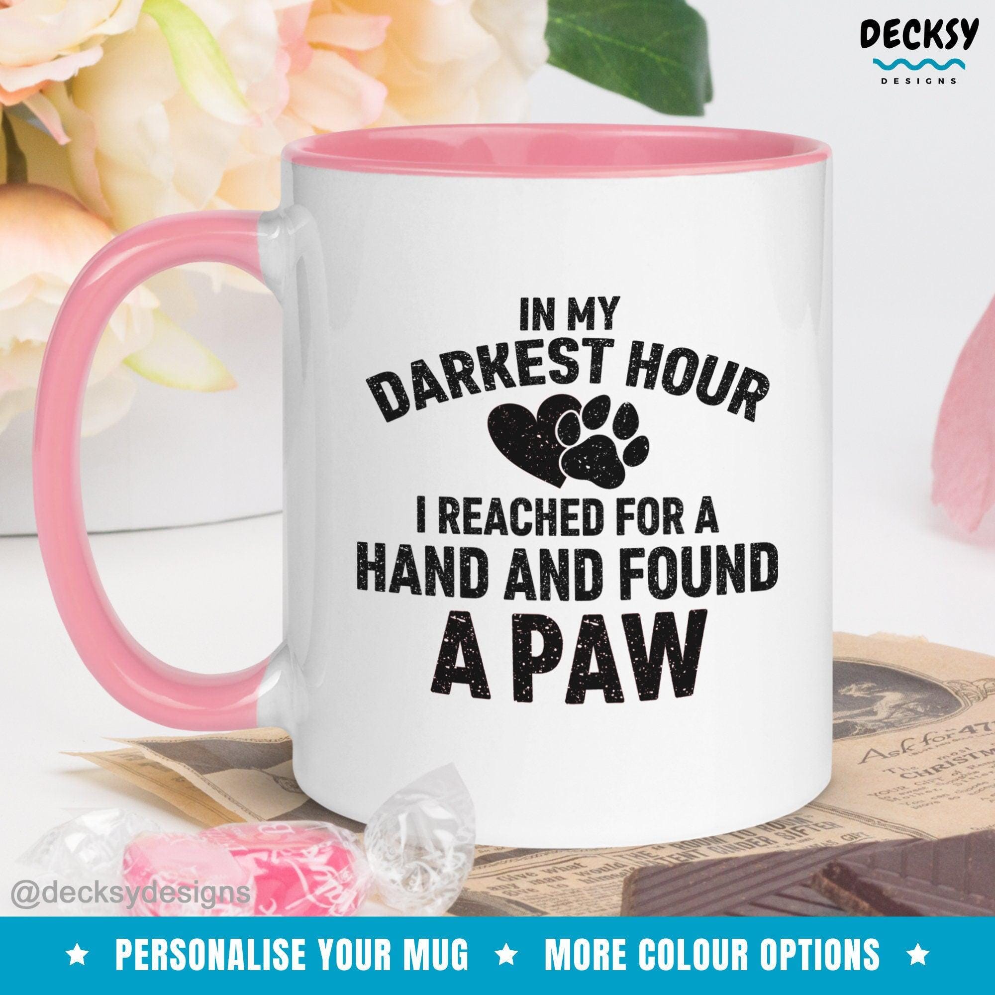 Dog Lover Coffee Mug, Gift For Dog Owner-Home & Living:Kitchen & Dining:Drink & Barware:Drinkware:Mugs-DecksyDesigns-White Mug 11 oz-NO PERSONALISATION-DecksyDesigns