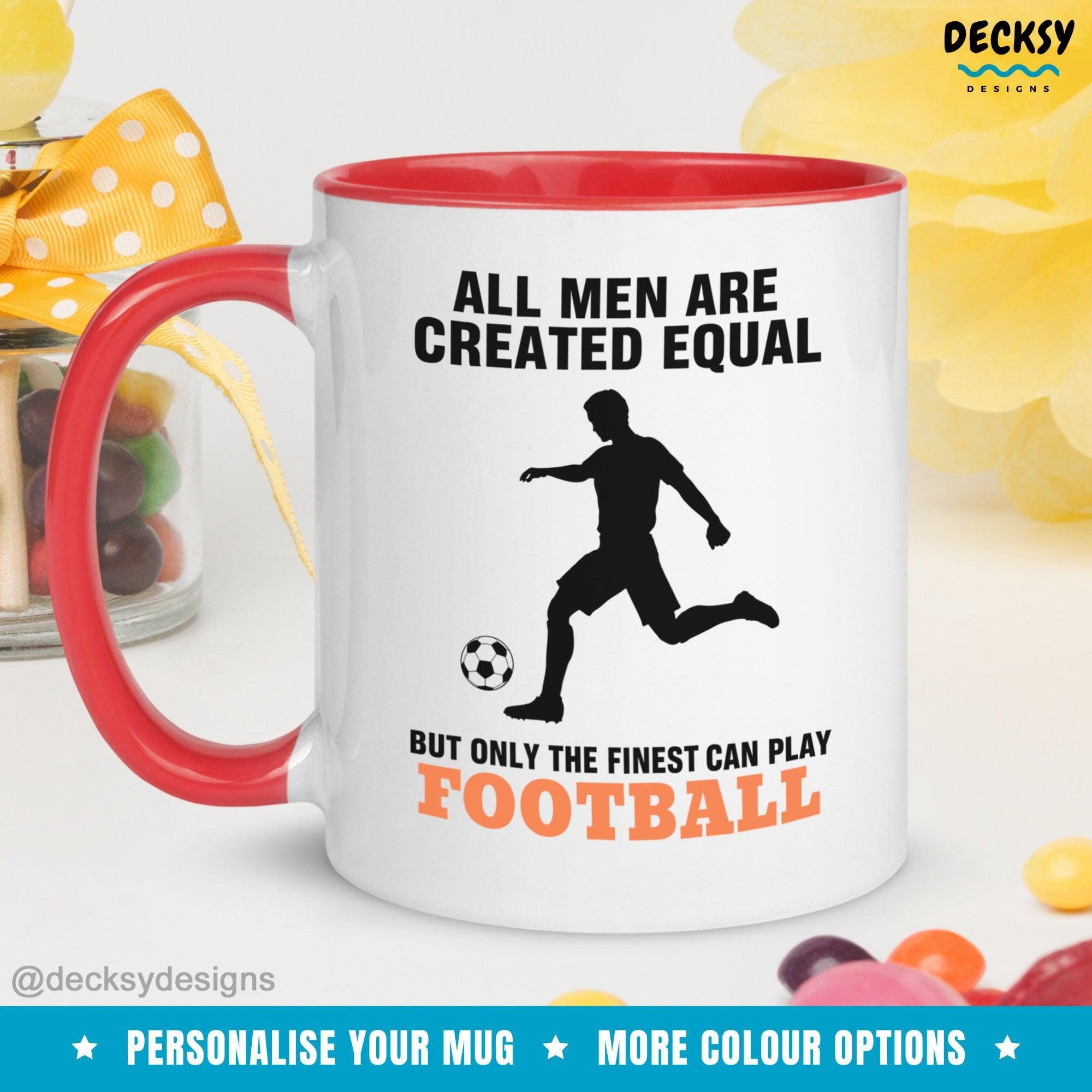 Football Mug, Custom Football Coach Gift For Men-Home & Living:Kitchen & Dining:Drink & Barware:Drinkware:Mugs-DecksyDesigns-White Mug 11 oz-NO PERSONALISATION-DecksyDesigns