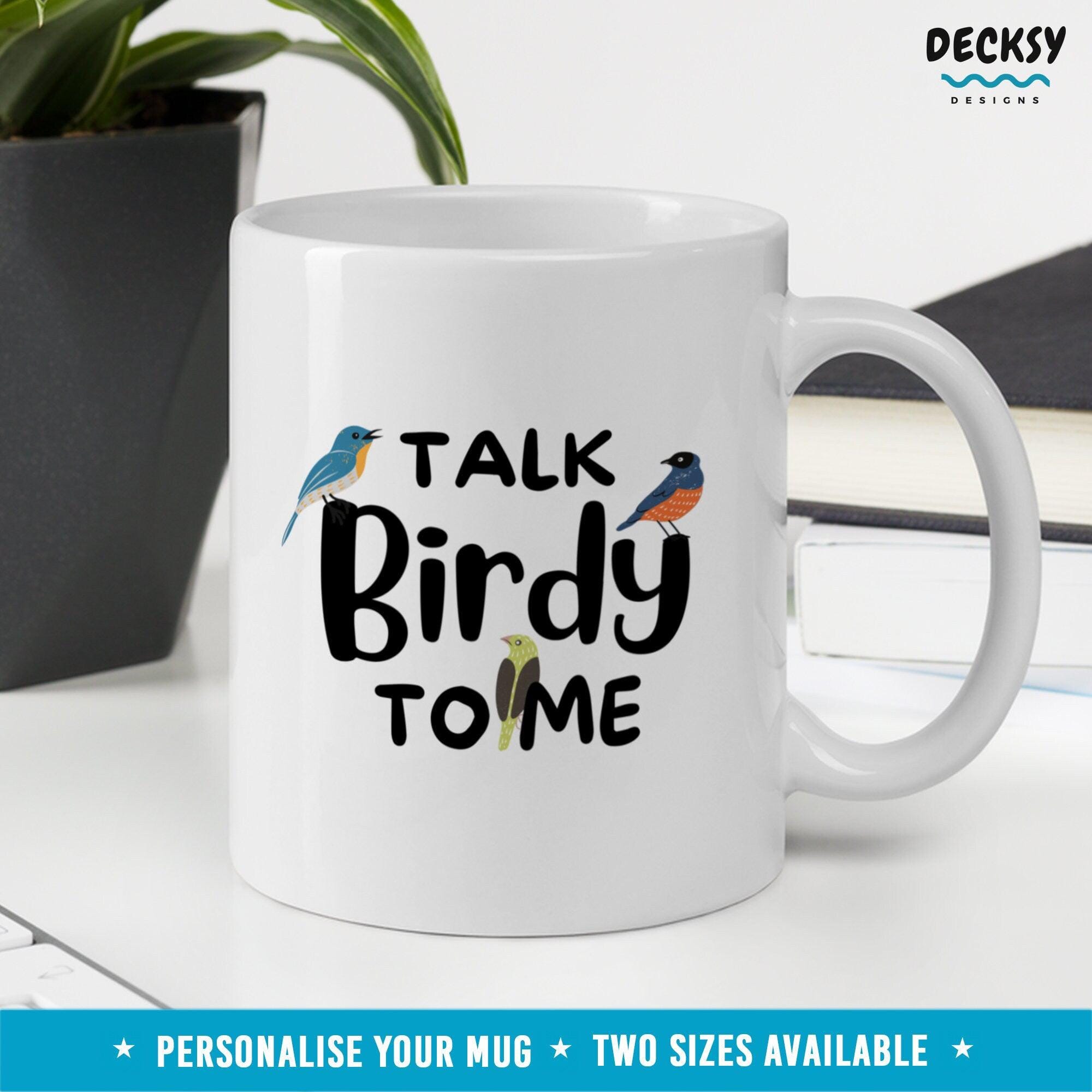 Funny Bird Mug, Bird Lover Gift-Home & Living:Kitchen & Dining:Drink & Barware:Drinkware:Mugs-DecksyDesigns-11 Oz-NO PERSONALISATION-DecksyDesigns