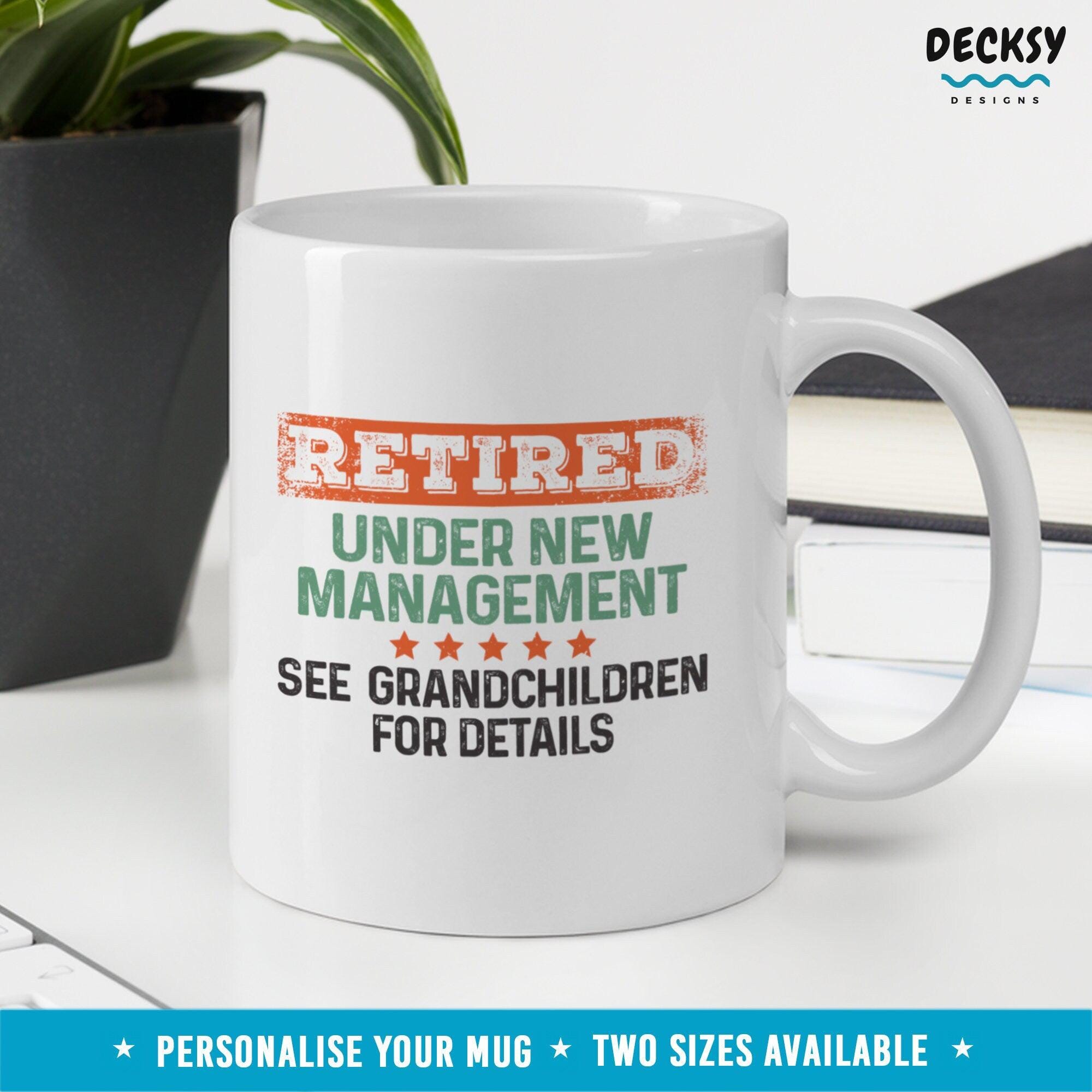 Funny Grandparents Mug, Retired Grandpa Gift-Home & Living:Kitchen & Dining:Drink & Barware:Drinkware:Mugs-DecksyDesigns-11 Oz-NO PERSONALISATION-DecksyDesigns