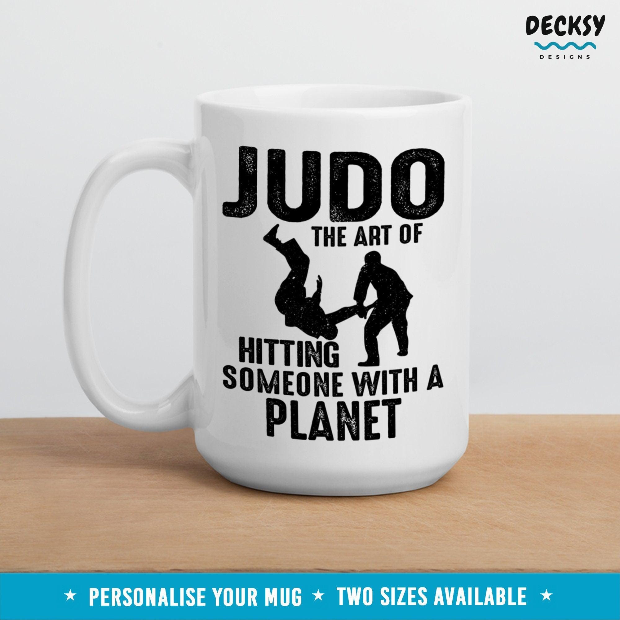 Funny Judo Mug, Judo Gifts-Home & Living:Kitchen & Dining:Drink & Barware:Drinkware:Mugs-DecksyDesigns-11 Oz-NO PERSONALISATION-DecksyDesigns