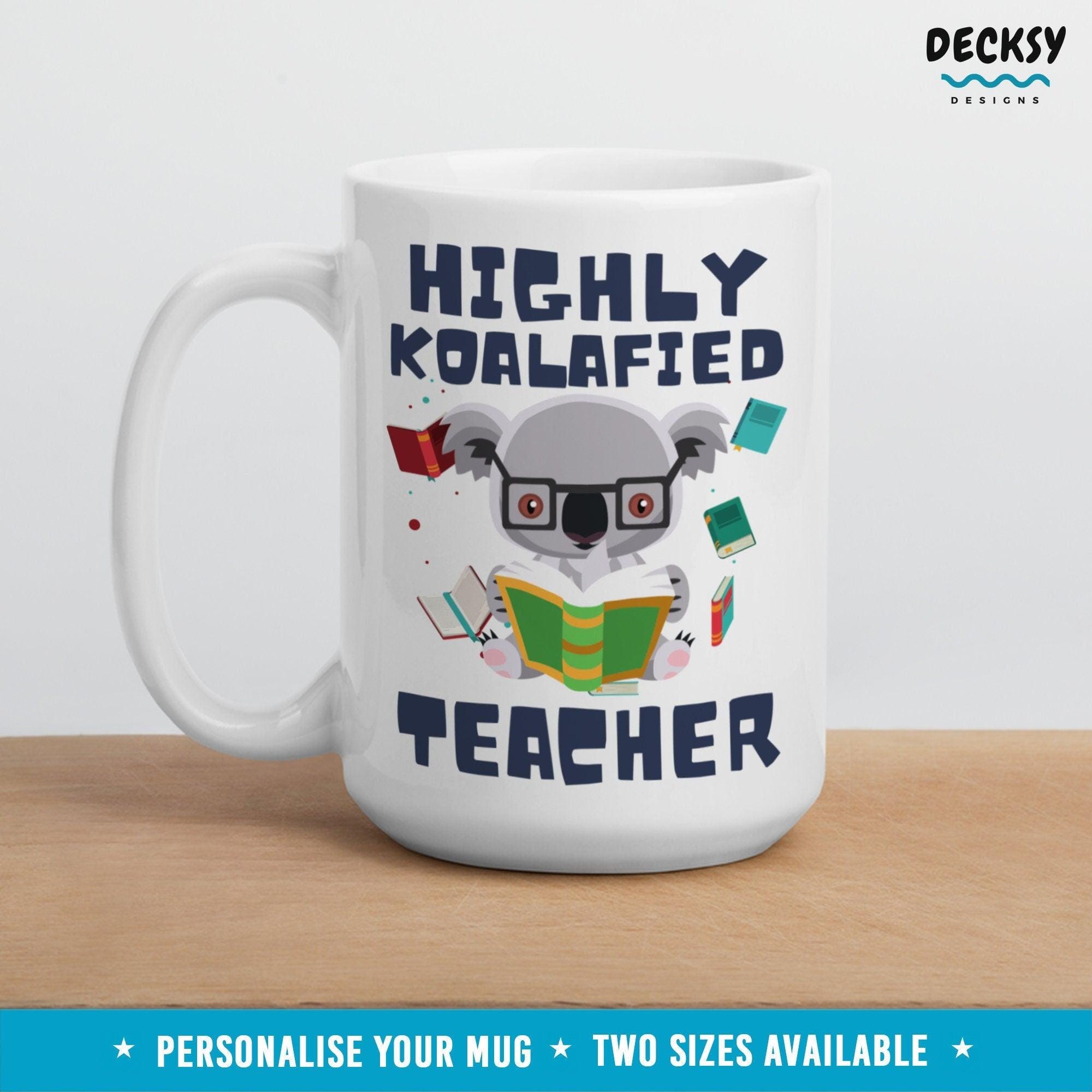 Funny Teacher Mug, Gift For Teacher-Home & Living:Kitchen & Dining:Drink & Barware:Drinkware:Mugs-DecksyDesigns-11 Oz-NO PERSONALISATION-DecksyDesigns