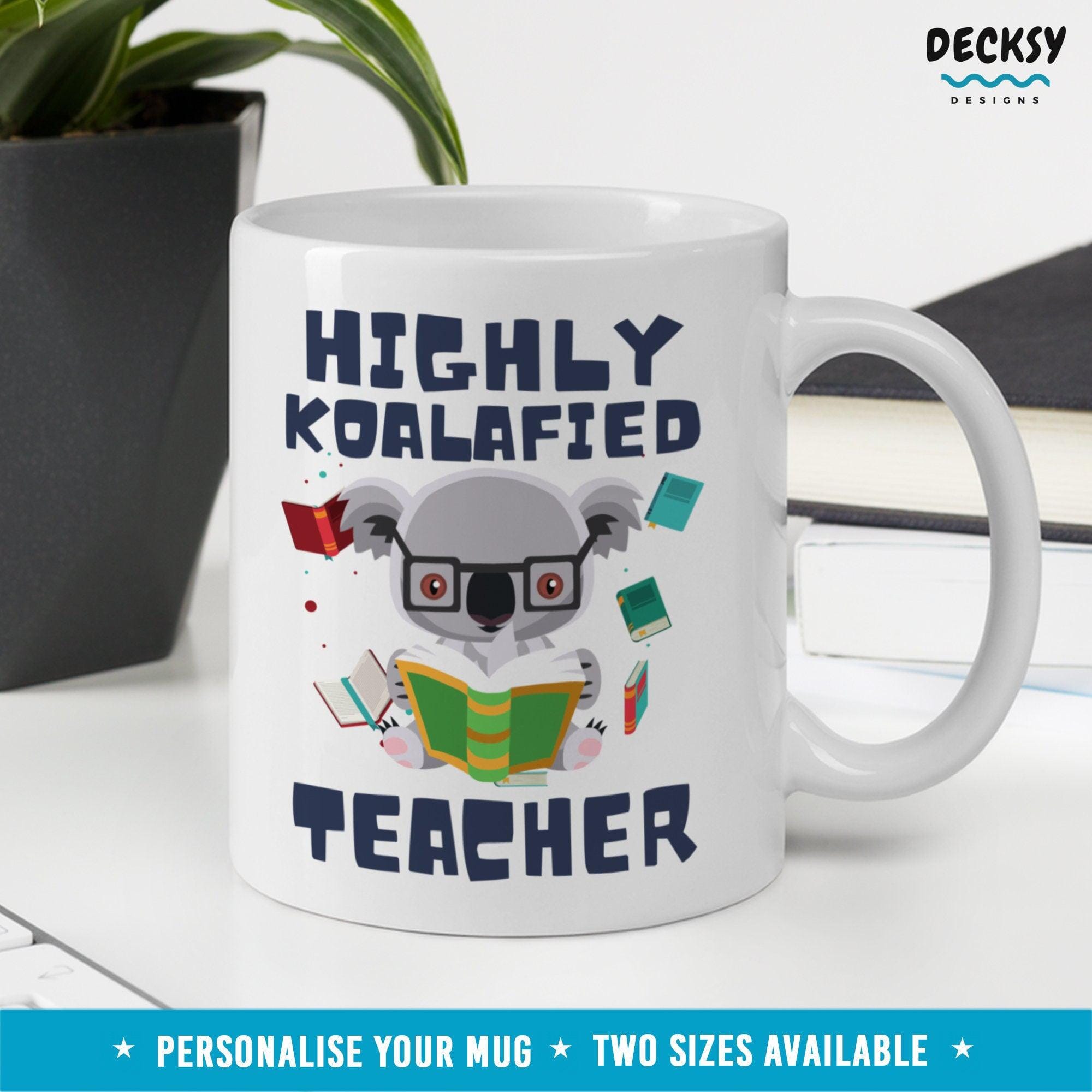 Funny Teacher Mug, Gift For Teacher-Home & Living:Kitchen & Dining:Drink & Barware:Drinkware:Mugs-DecksyDesigns-11 Oz-NO PERSONALISATION-DecksyDesigns