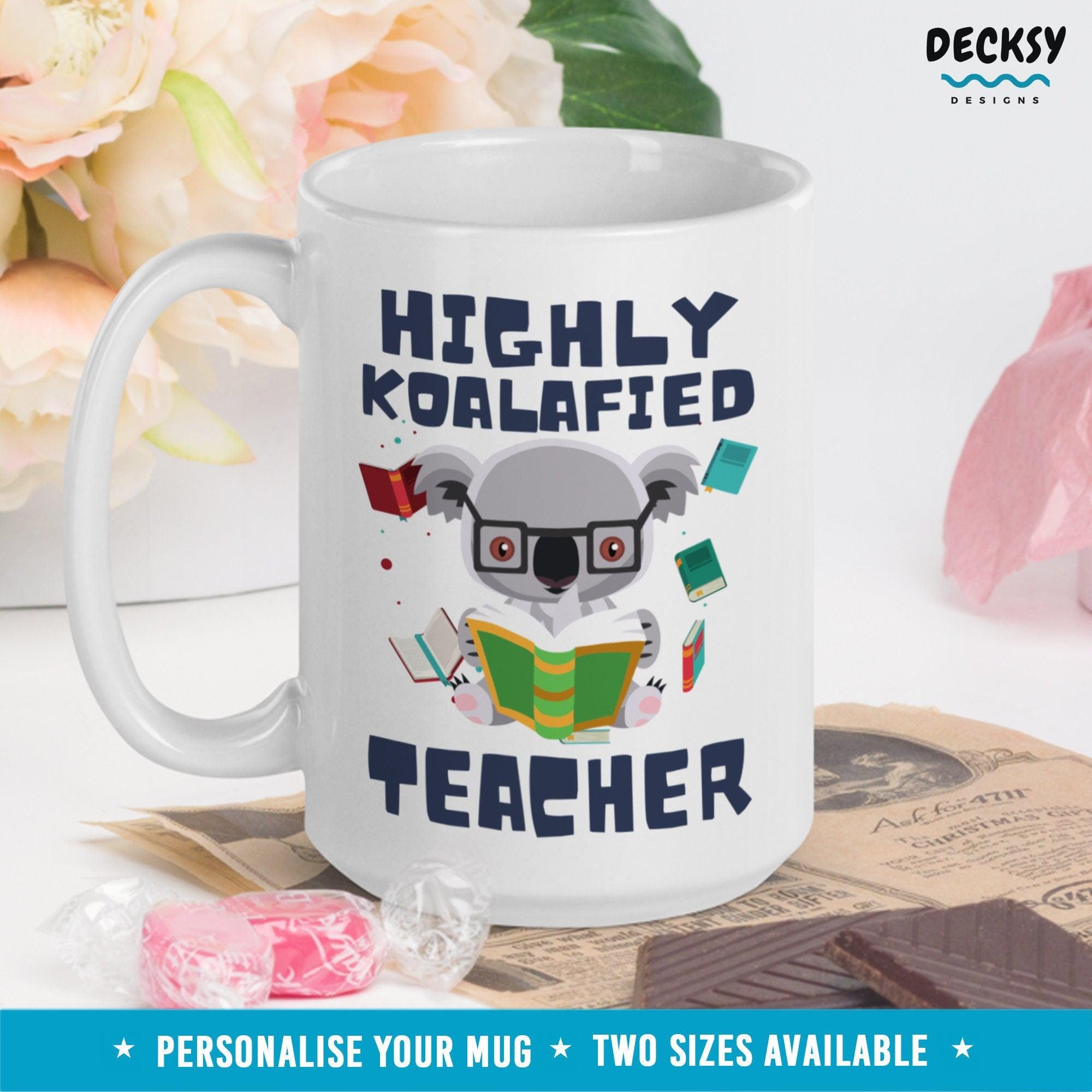 Funny Teacher Mug, Gift For Teacher-Home & Living:Kitchen & Dining:Drink & Barware:Drinkware:Mugs-DecksyDesigns-11 Oz-NO PERSONALISATION-DecksyDesigns