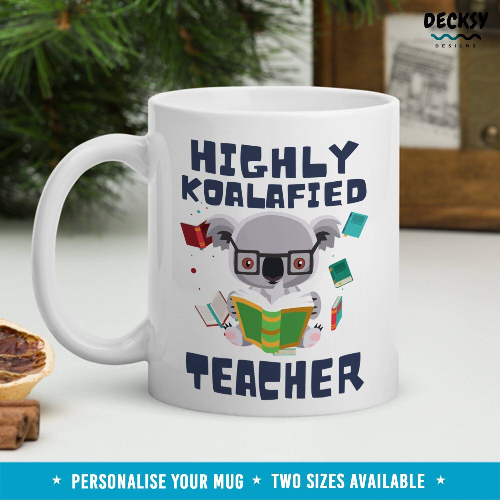 Funny Teacher Mug, Gift For Teacher-Home & Living:Kitchen & Dining:Drink & Barware:Drinkware:Mugs-DecksyDesigns-11 Oz-NO PERSONALISATION-DecksyDesigns