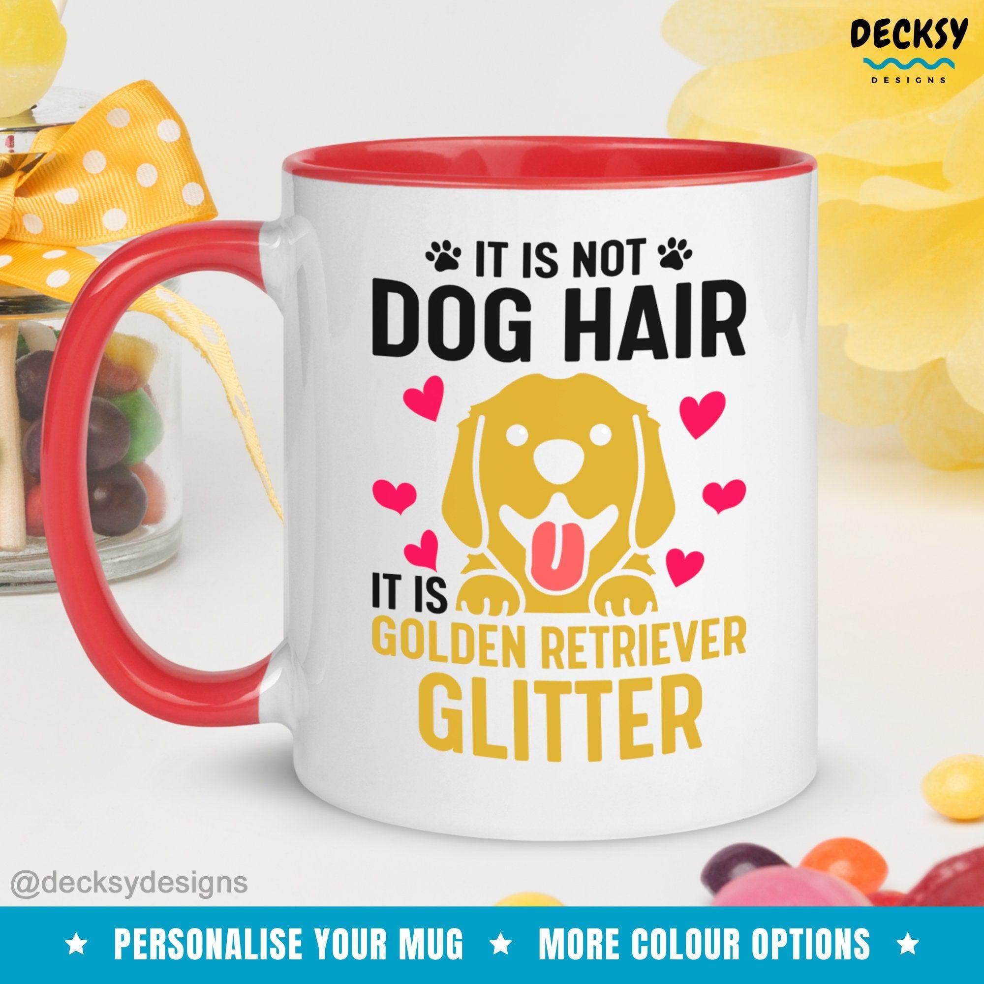 Golden Retriever Mug, Gift For Dog Lover-Home & Living:Kitchen & Dining:Drink & Barware:Drinkware:Mugs-DecksyDesigns-White Mug 11 oz-NO PERSONALISATION-DecksyDesigns