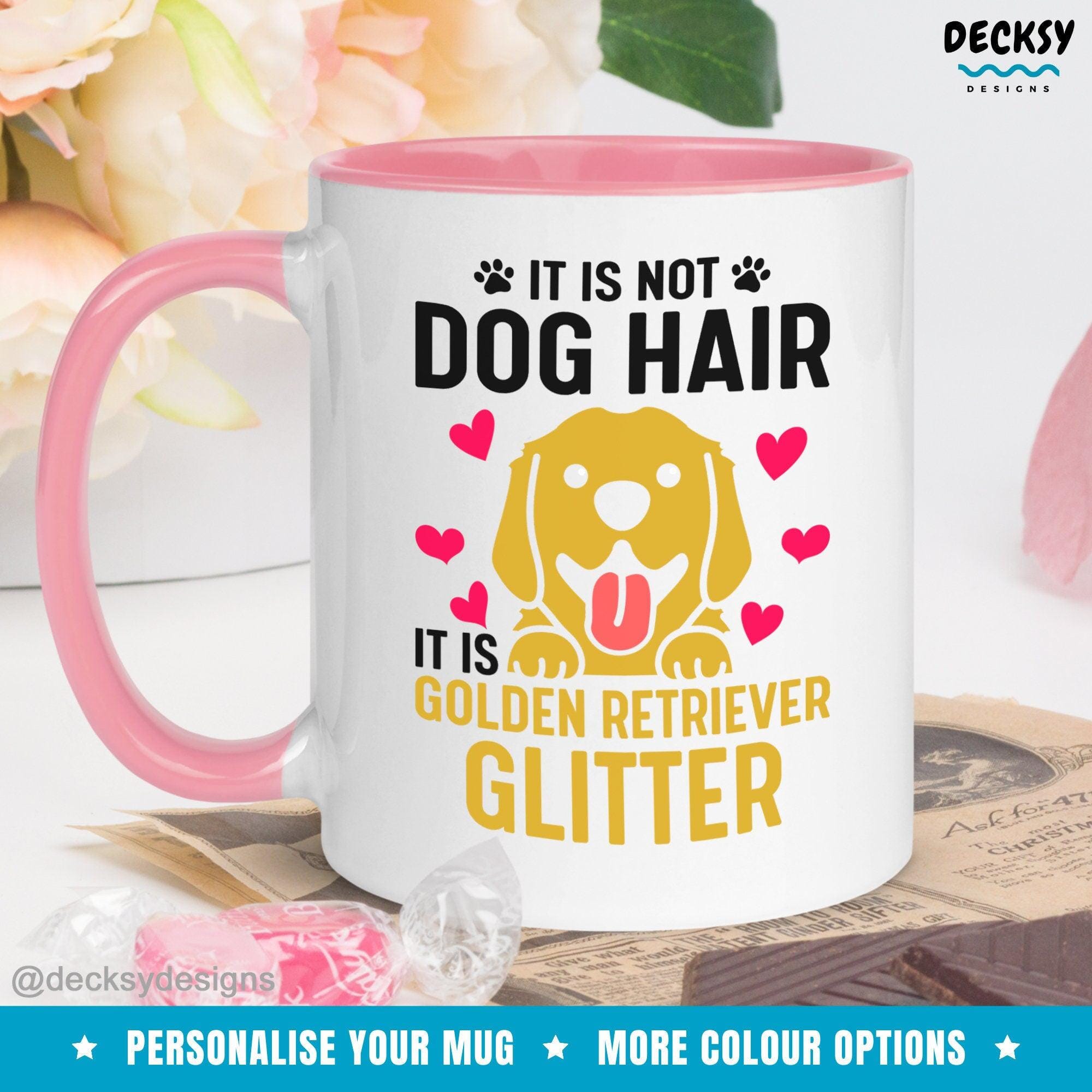 Golden Retriever Mug, Gift For Dog Lover-Home & Living:Kitchen & Dining:Drink & Barware:Drinkware:Mugs-DecksyDesigns-White Mug 11 oz-NO PERSONALISATION-DecksyDesigns