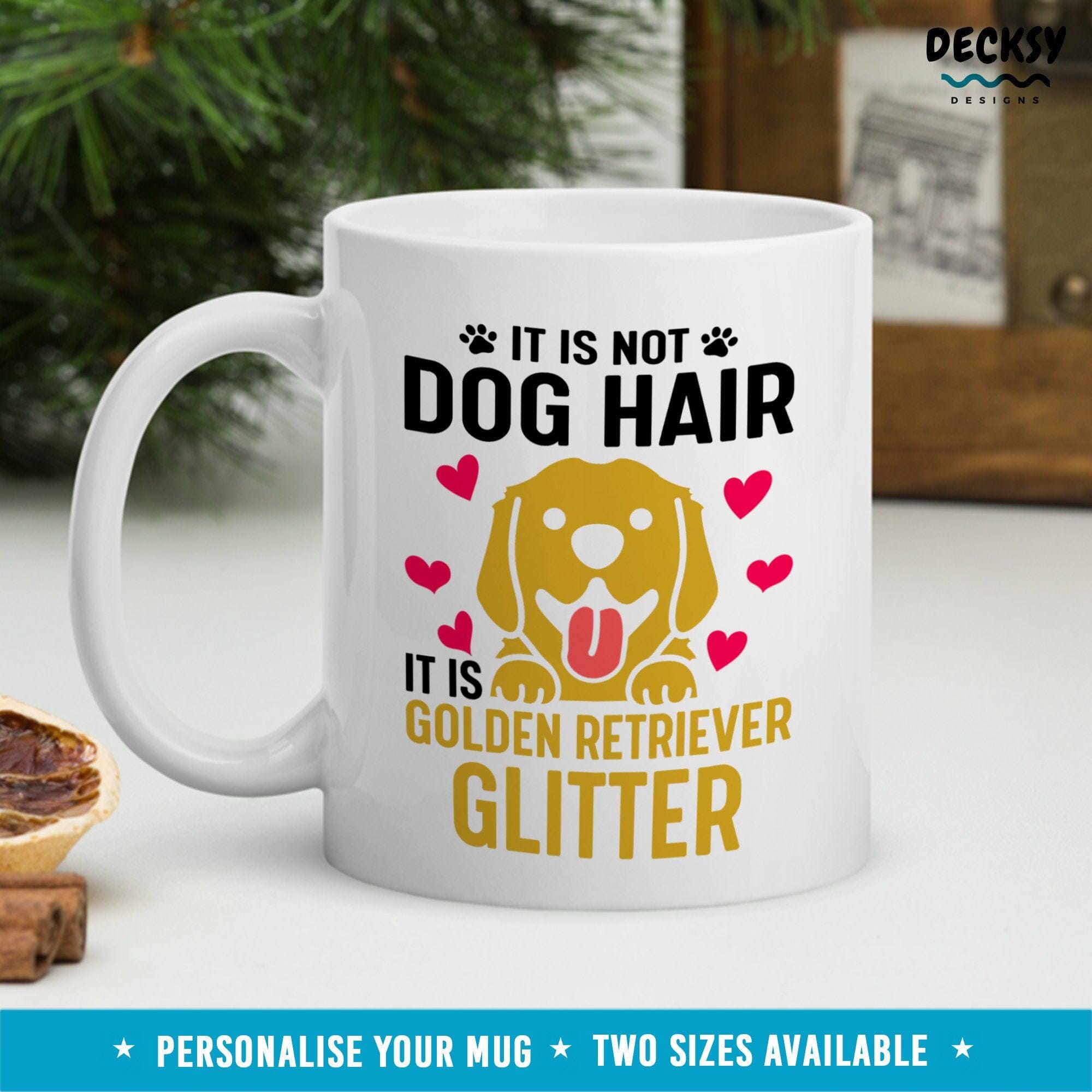 Golden Retriever Mug, Gift For Dog Lover-Home & Living:Kitchen & Dining:Drink & Barware:Drinkware:Mugs-DecksyDesigns-White Mug 11 oz-NO PERSONALISATION-DecksyDesigns