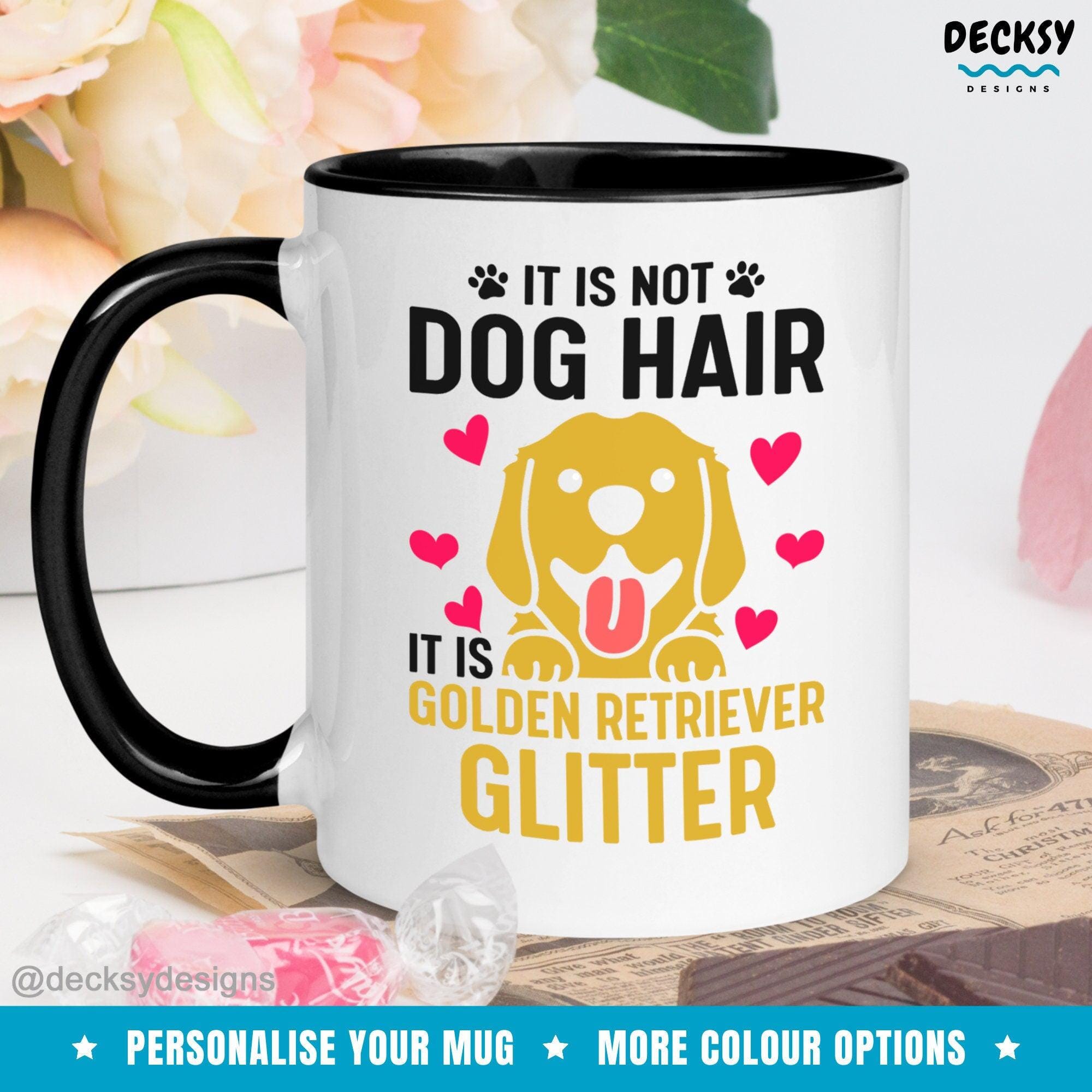 Golden Retriever Mug, Gift For Dog Lover-Home & Living:Kitchen & Dining:Drink & Barware:Drinkware:Mugs-DecksyDesigns-White Mug 11 oz-NO PERSONALISATION-DecksyDesigns