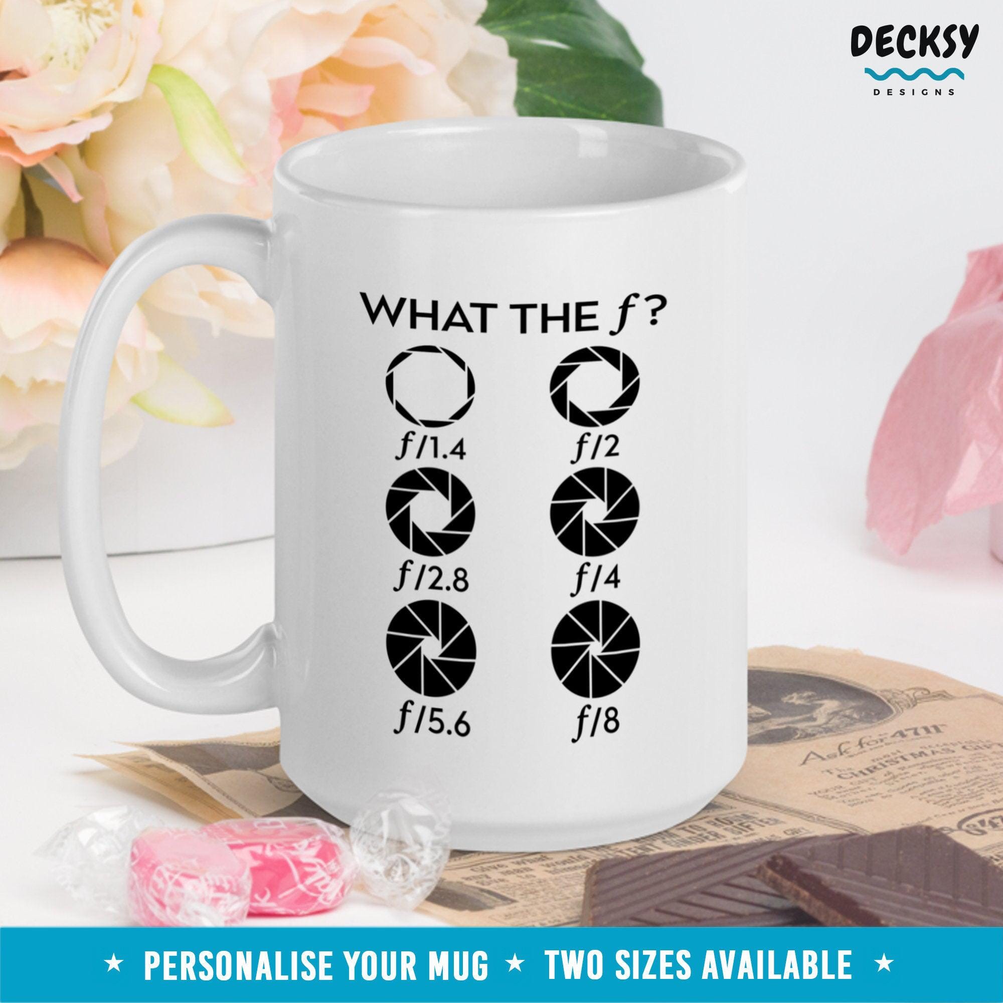 Photography Mug, Funny Photographer Gift-Home & Living:Kitchen & Dining:Drink & Barware:Drinkware:Mugs-DecksyDesigns-11 Oz-NO PERSONALISATION-DecksyDesigns