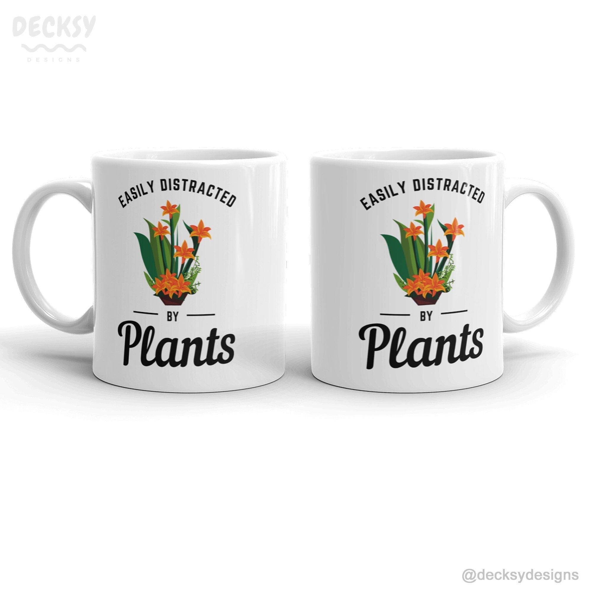 Plant Lover Gift, Funny Gardening Mug-Home & Living:Kitchen & Dining:Drink & Barware:Drinkware:Mugs-DecksyDesigns-11 Oz-Font #1-DecksyDesigns