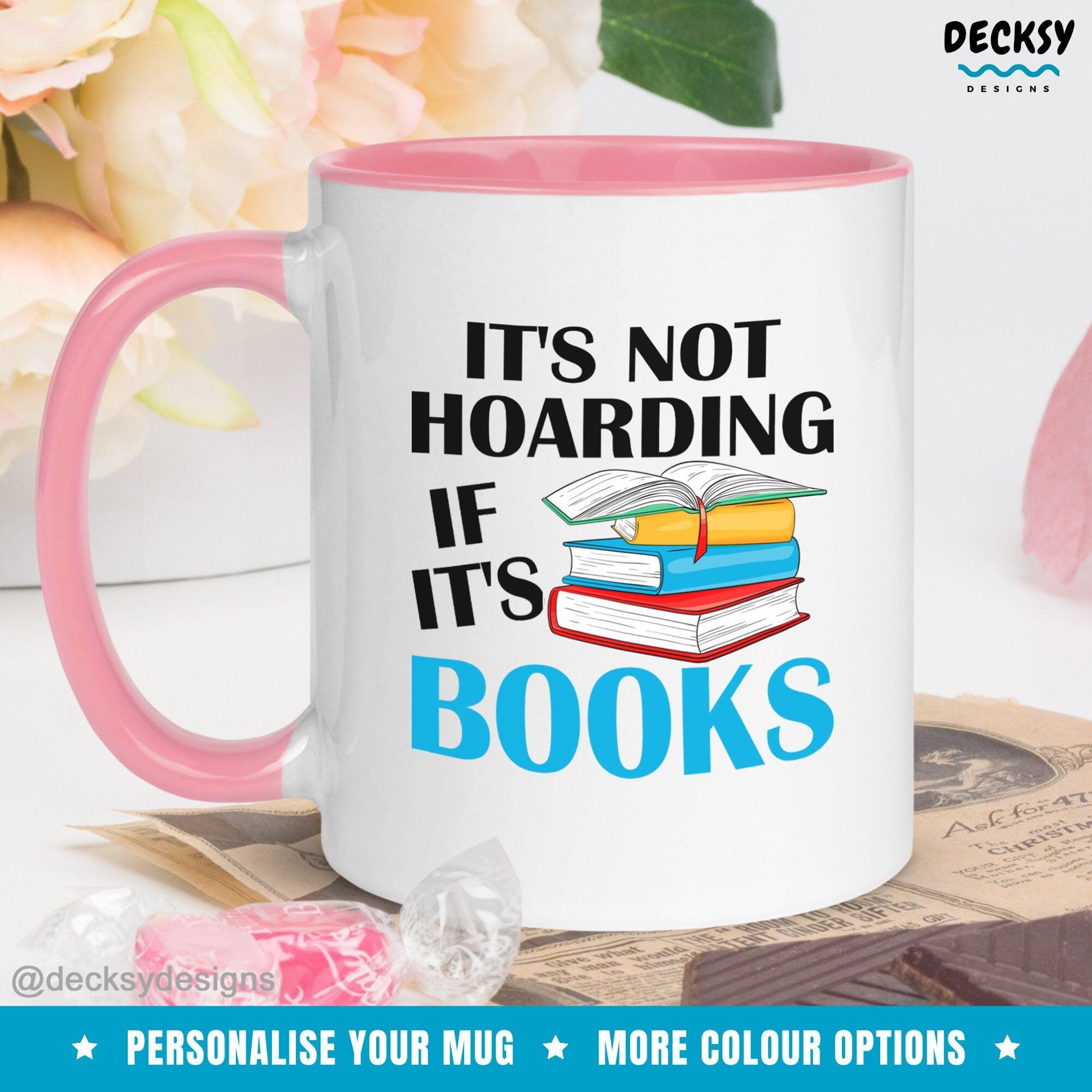 Readers Mug, Personalised Book Nerd Gift-Home & Living:Kitchen & Dining:Drink & Barware:Drinkware:Mugs-DecksyDesigns-White Mug 11 oz-NO PERSONALISATION-DecksyDesigns