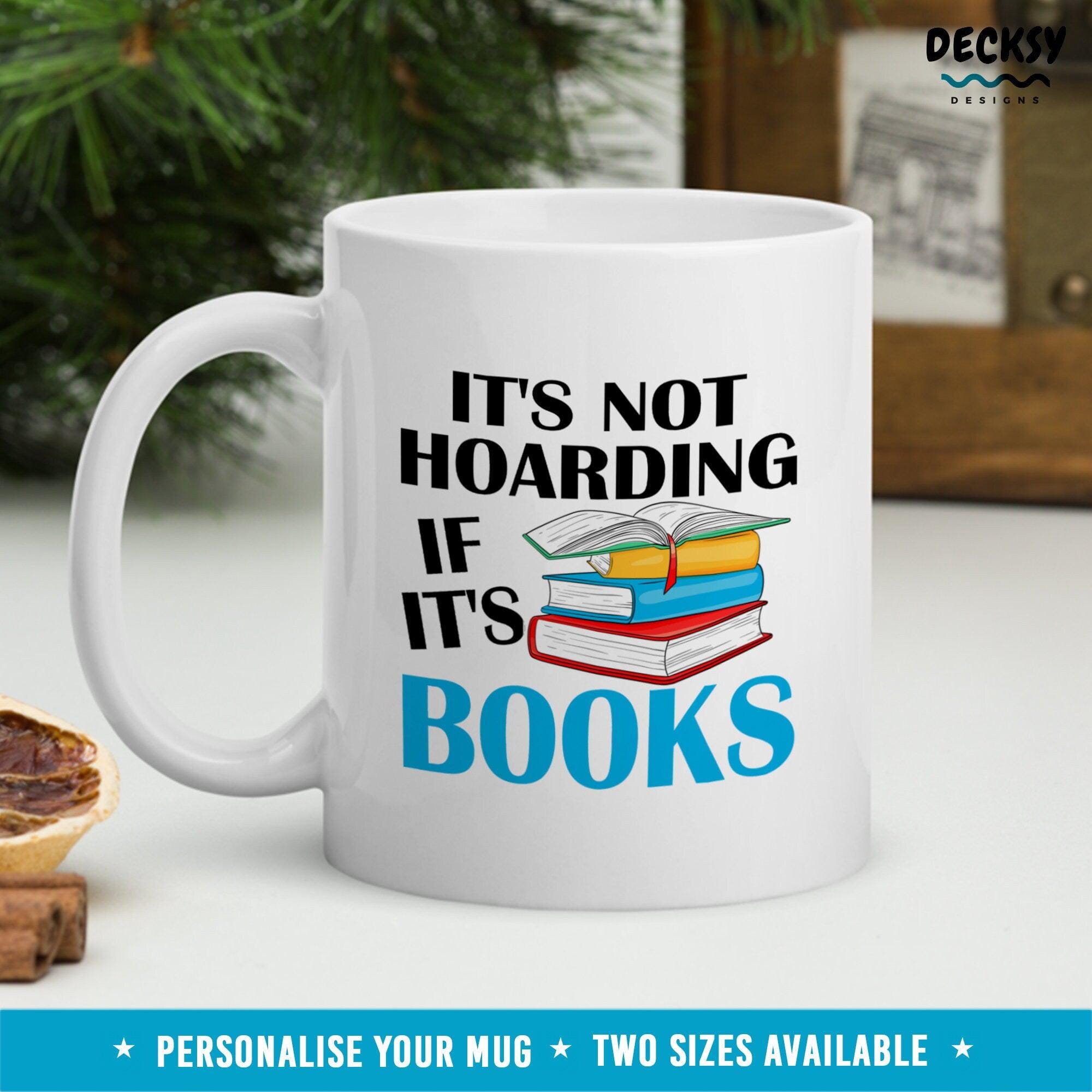 Readers Mug, Personalised Book Nerd Gift-Home & Living:Kitchen & Dining:Drink & Barware:Drinkware:Mugs-DecksyDesigns-White Mug 11 oz-NO PERSONALISATION-DecksyDesigns