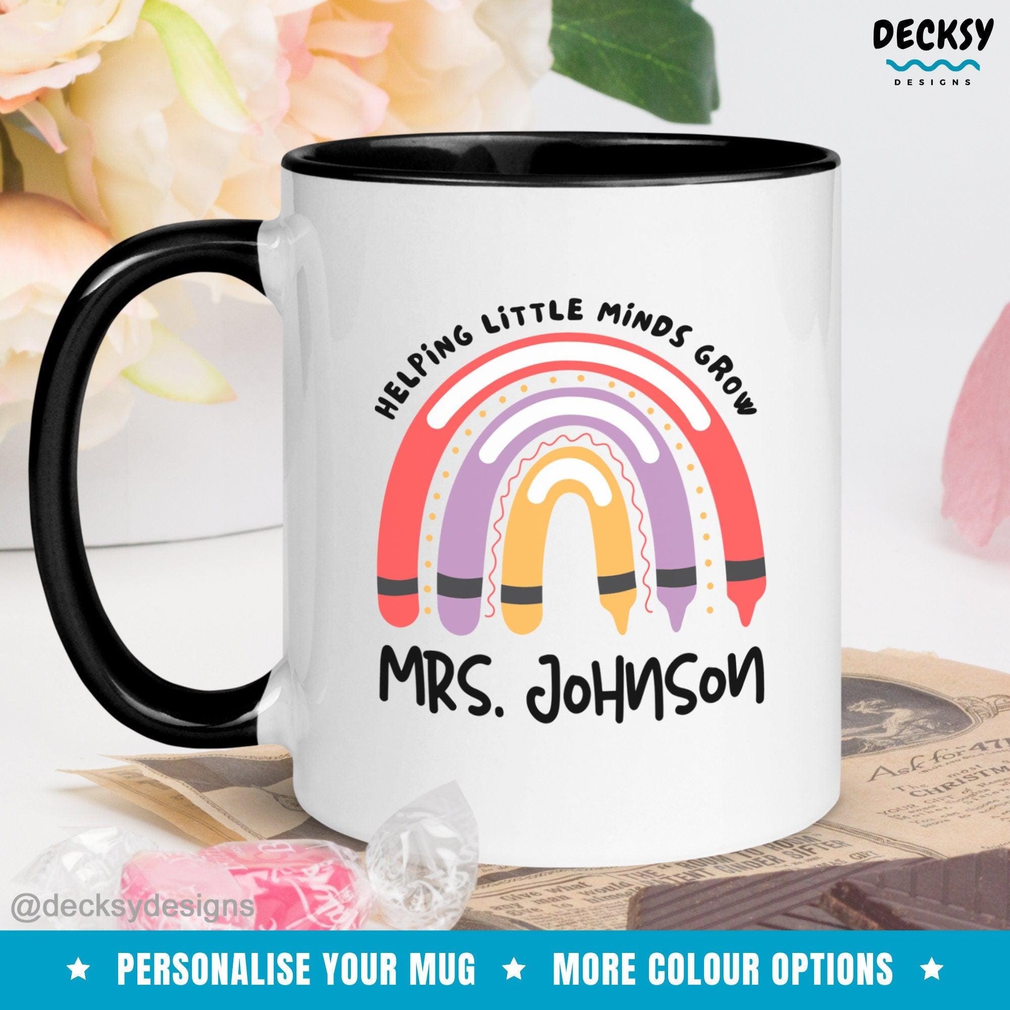 Teacher Name Mug Personalised, Thank You Gift-Home & Living:Kitchen & Dining:Drink & Barware:Drinkware:Mugs-DecksyDesigns-White Mug 11 oz-DecksyDesigns