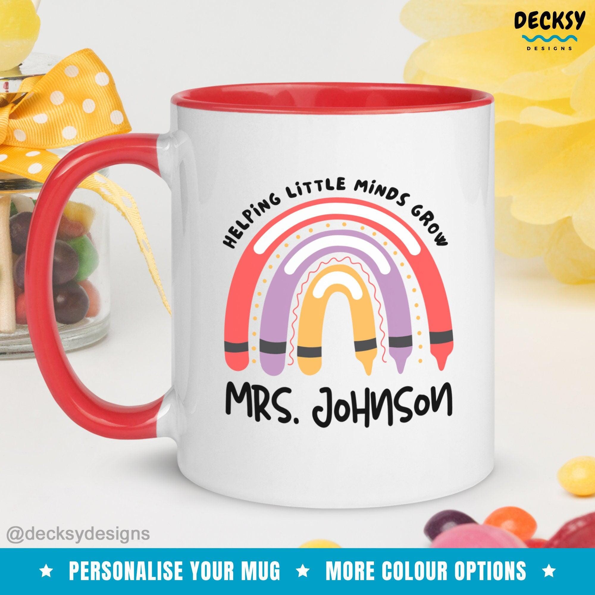 Teacher Name Mug Personalised, Thank You Gift-Home & Living:Kitchen & Dining:Drink & Barware:Drinkware:Mugs-DecksyDesigns-White Mug 11 oz-DecksyDesigns