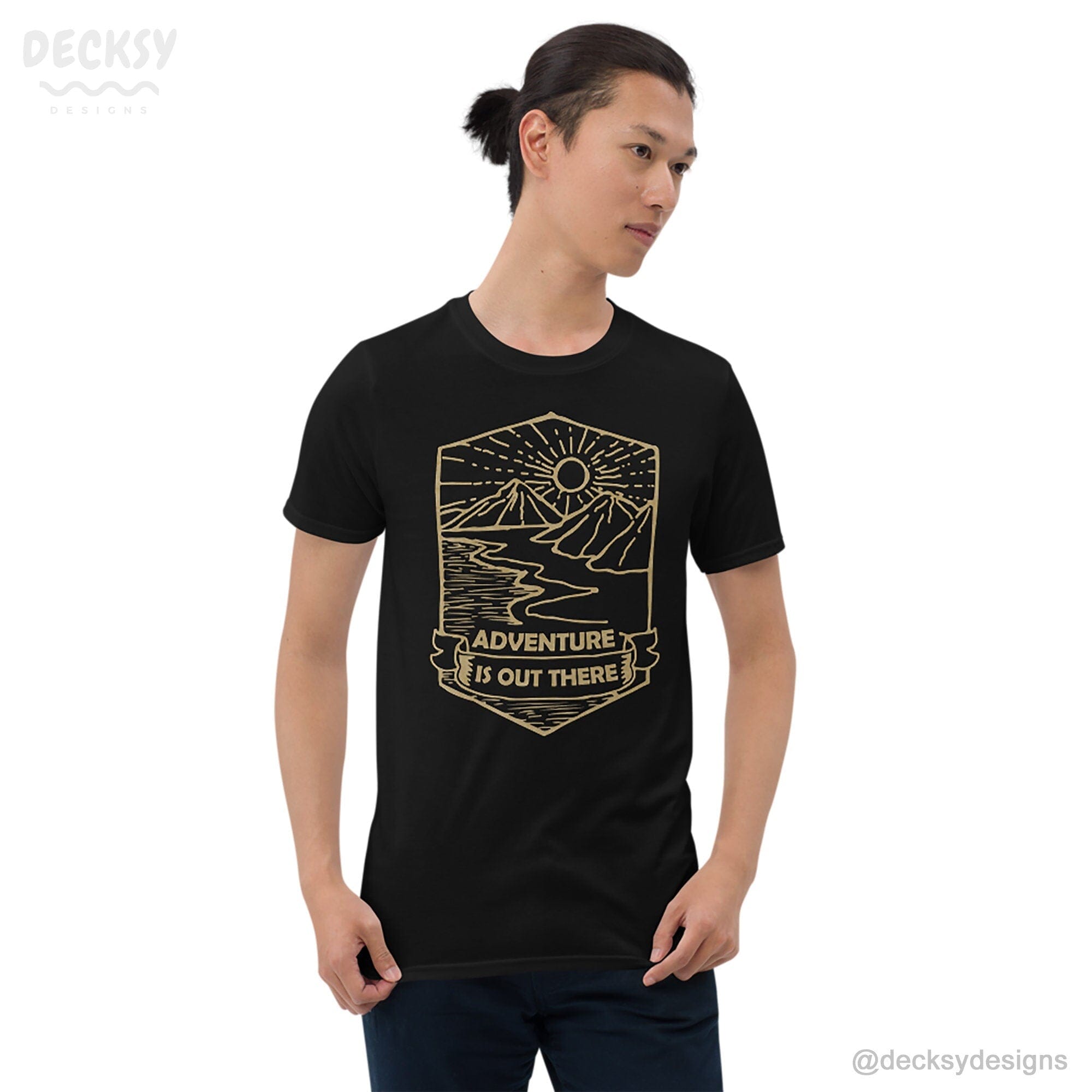 Adventure Shirt, Hiking Gift For Men And Women, Camping T-shirt-Clothing:Gender-Neutral Adult Clothing:Tops & Tees:T-shirts:Graphic Tees-DecksyDesigns