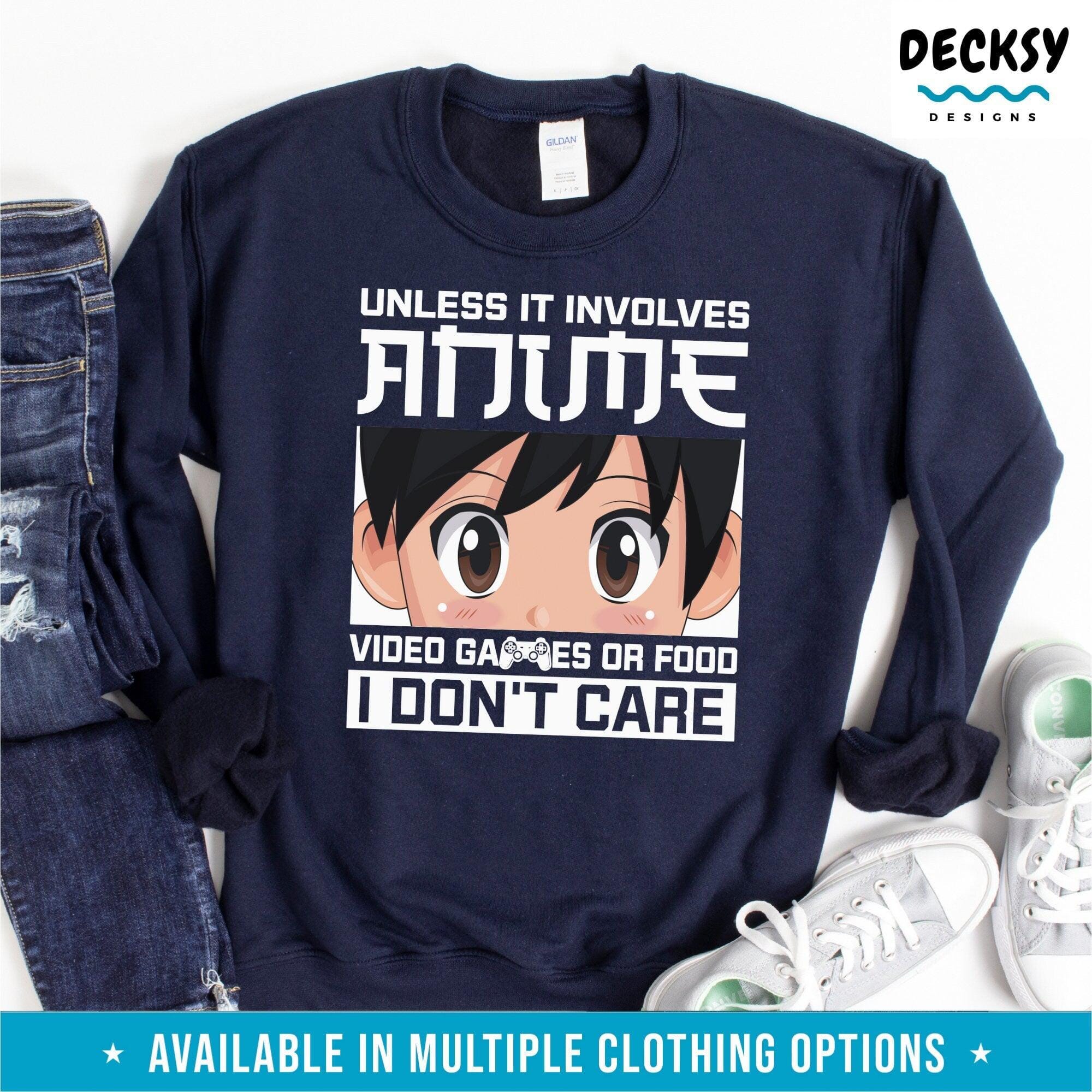 Anime Shirt, Gift For Anime Fan, Tshirts For Gamer-Clothing:Gender-Neutral Adult Clothing:Tops & Tees:T-shirts:Graphic Tees-DecksyDesigns