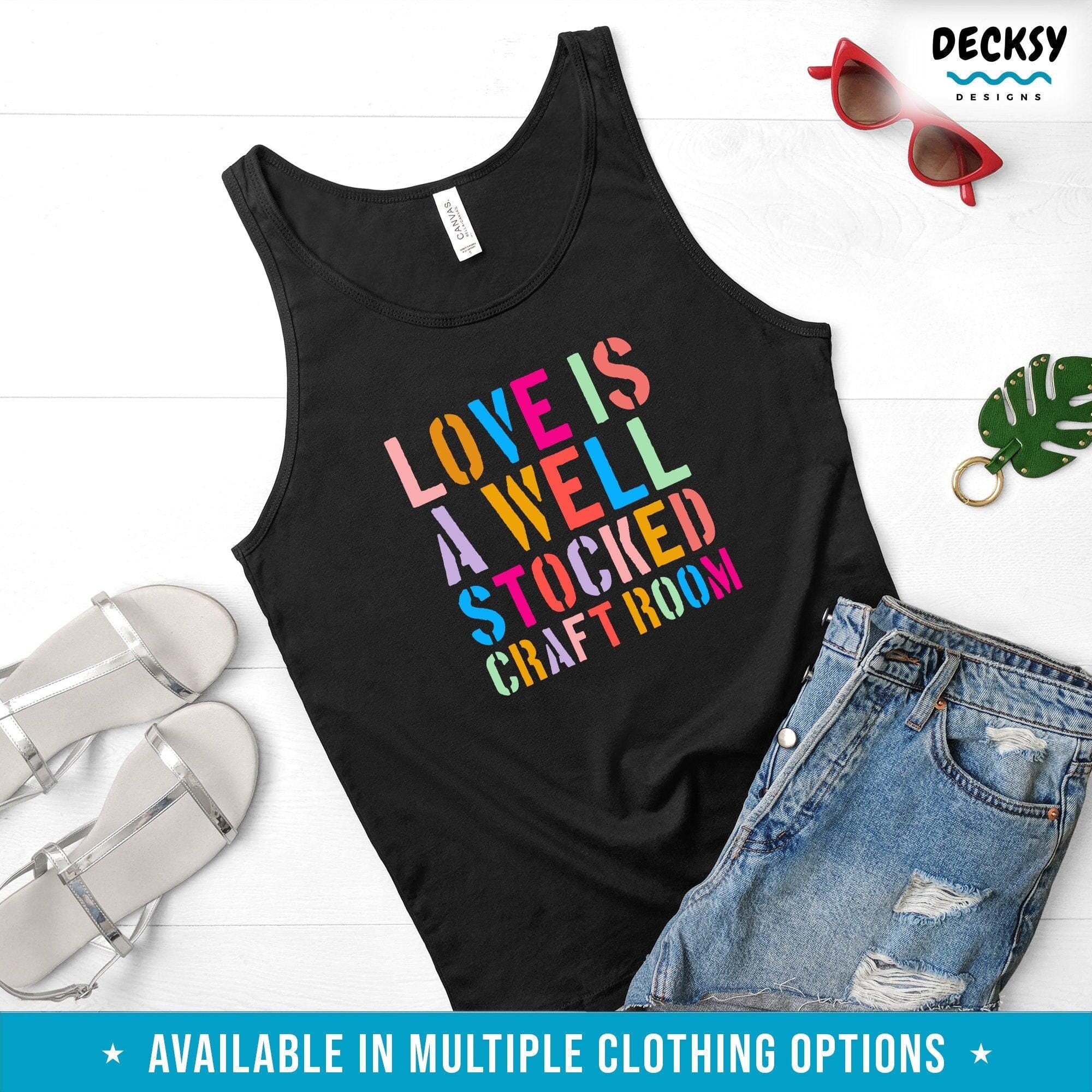 Artist Shirt, Gifts For Crafters-Clothing:Gender-Neutral Adult Clothing:Tops & Tees:T-shirts:Graphic Tees-DecksyDesigns