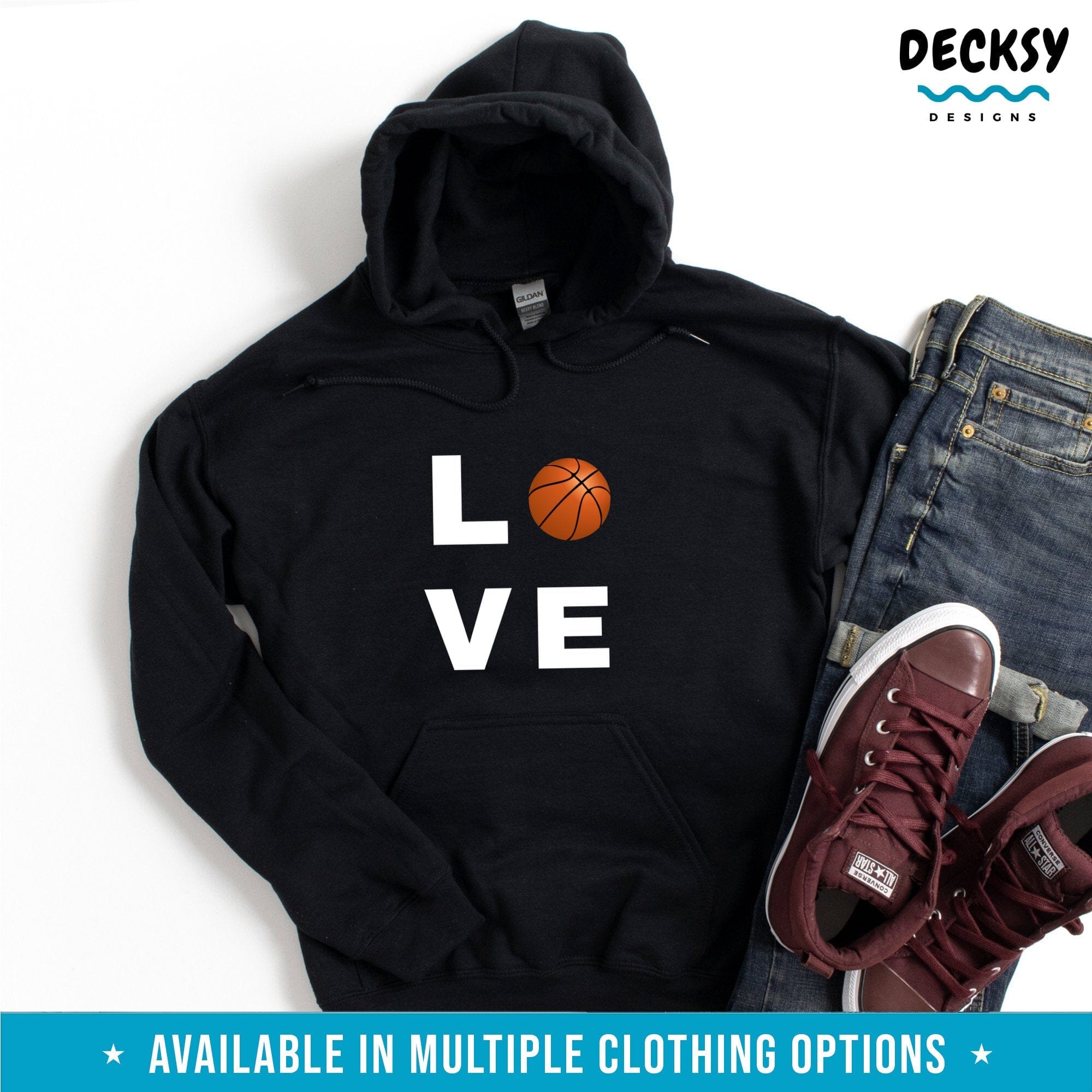 Basketball Lover Shirt, Funny Basketball Player Gift-Clothing:Gender-Neutral Adult Clothing:Tops & Tees:T-shirts:Graphic Tees-DecksyDesigns