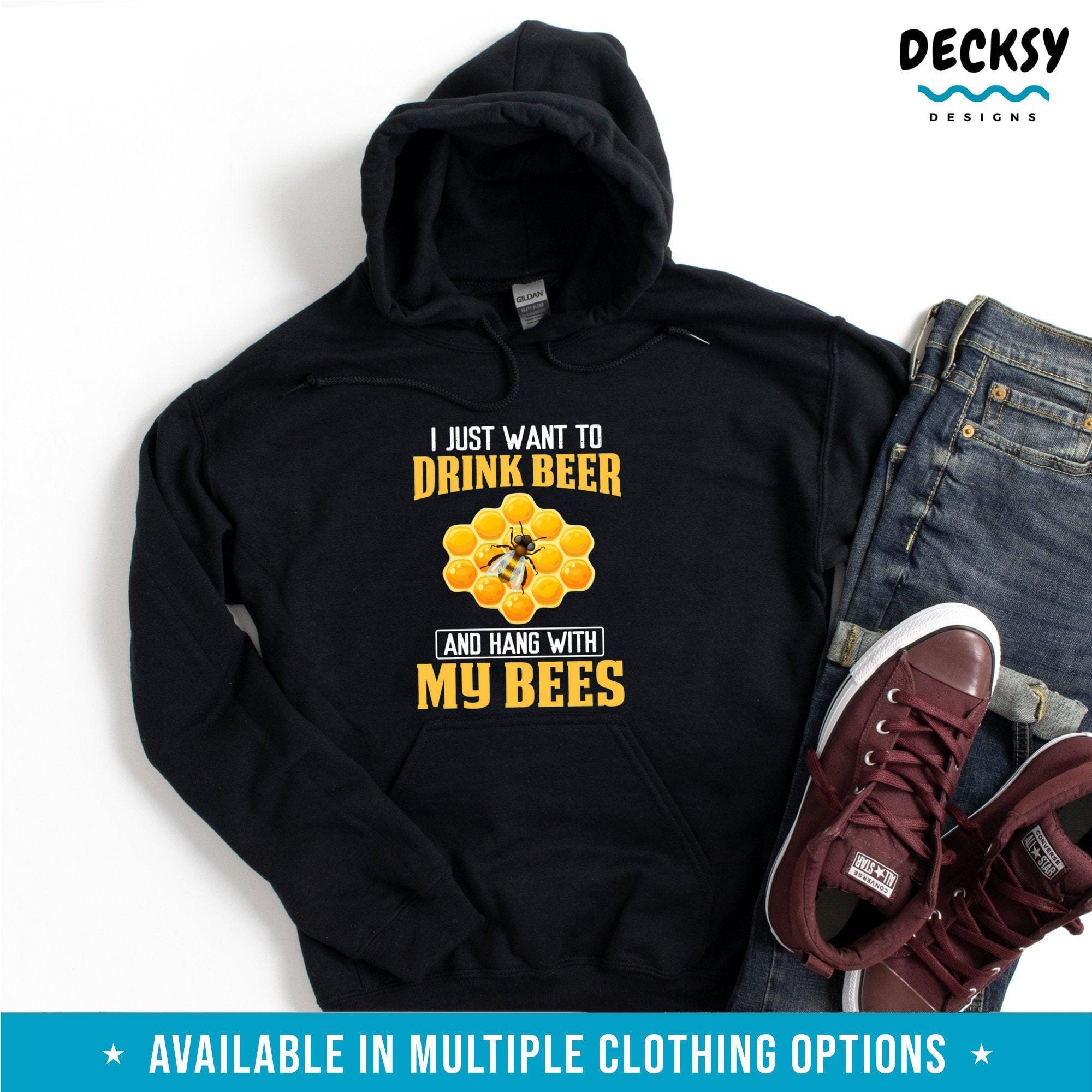 Beekeeping T-Shirt, Gift For Beer Lover-Clothing:Gender-Neutral Adult Clothing:Tops & Tees:T-shirts:Graphic Tees-DecksyDesigns