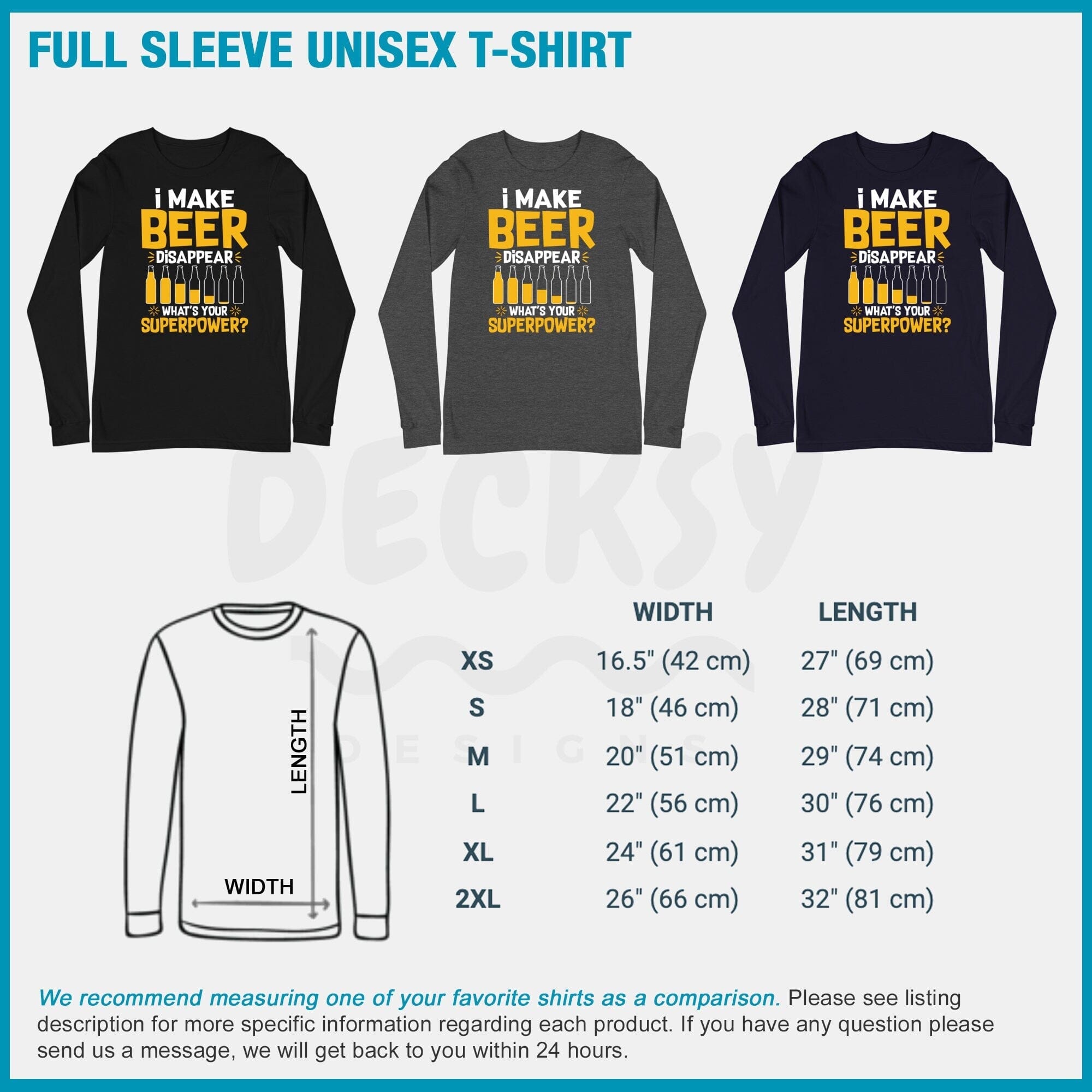 Beer Lover Shirt, Funny Drinking Superpower Gift-Clothing:Gender-Neutral Adult Clothing:Tops & Tees:T-shirts:Graphic Tees-DecksyDesigns