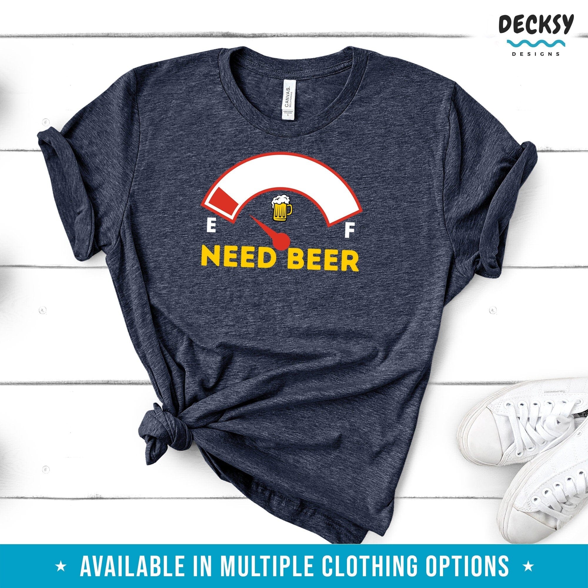 Beer Shirt, Funny Day Drinking Gift-Clothing:Gender-Neutral Adult Clothing:Tops & Tees:T-shirts:Graphic Tees-DecksyDesigns