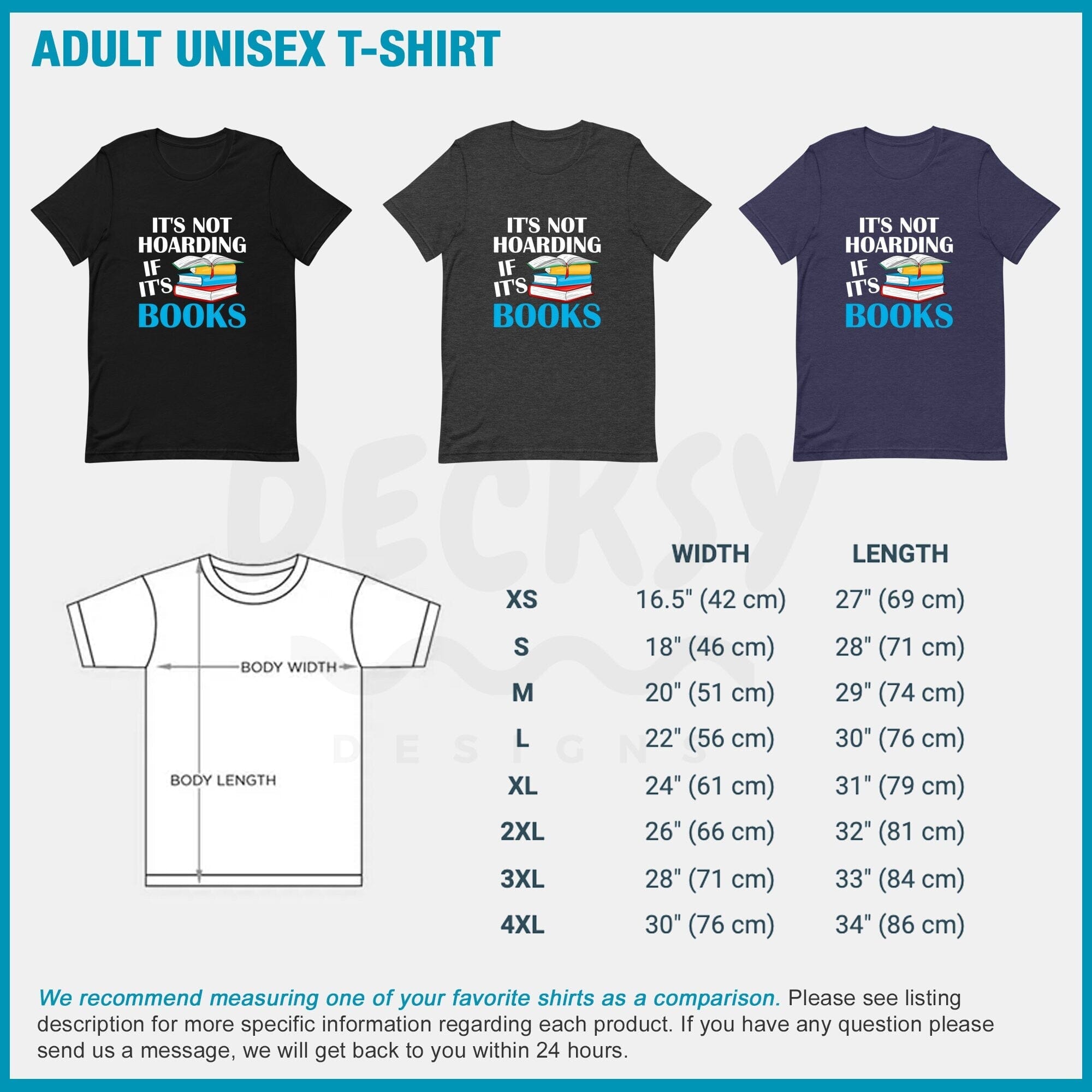 Bookish Shirt, Reader Gift-Clothing:Gender-Neutral Adult Clothing:Tops & Tees:T-shirts:Graphic Tees-DecksyDesigns