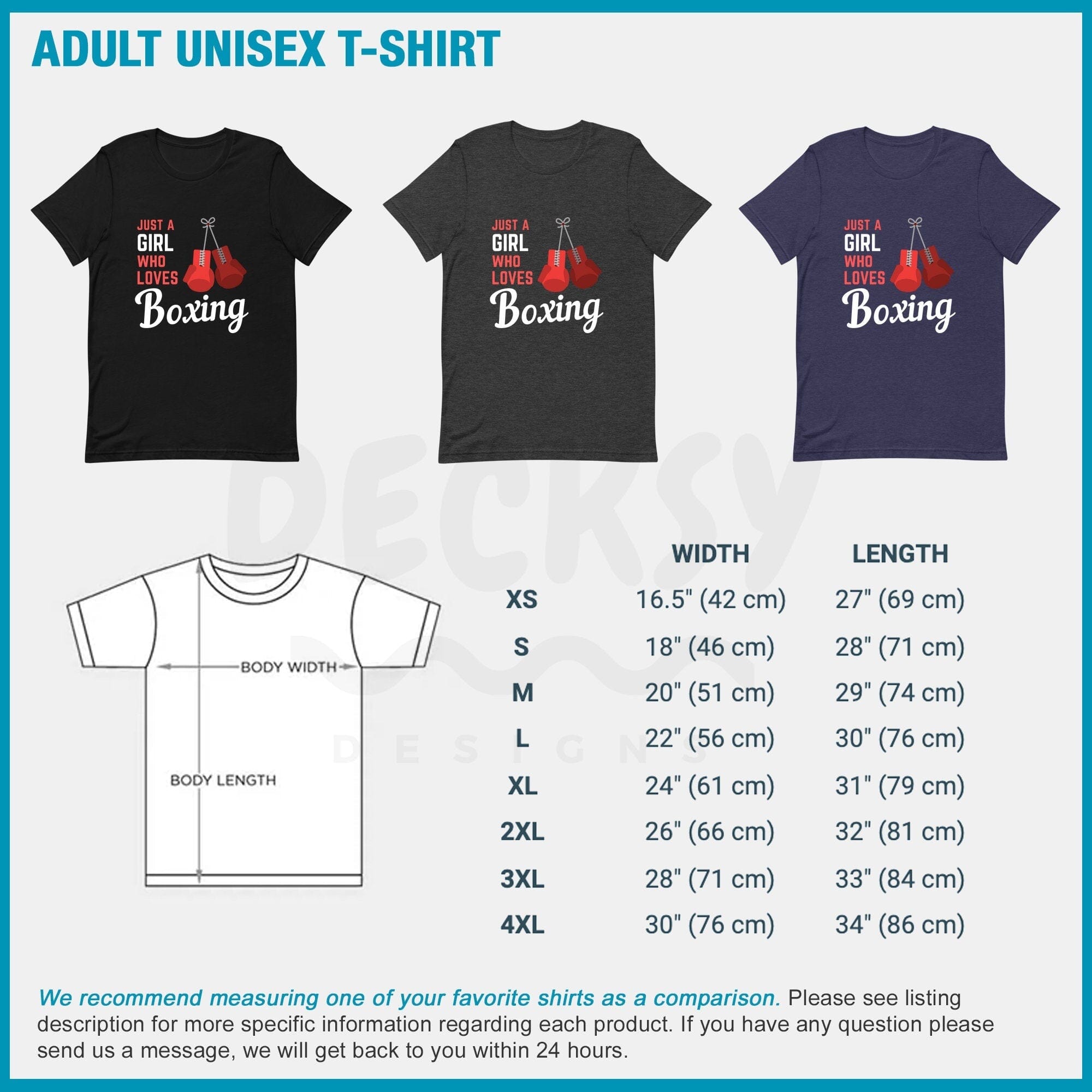 Boxing Shirt Women, Funny Boxer Gift-Clothing:Gender-Neutral Adult Clothing:Tops & Tees:T-shirts:Graphic Tees-DecksyDesigns