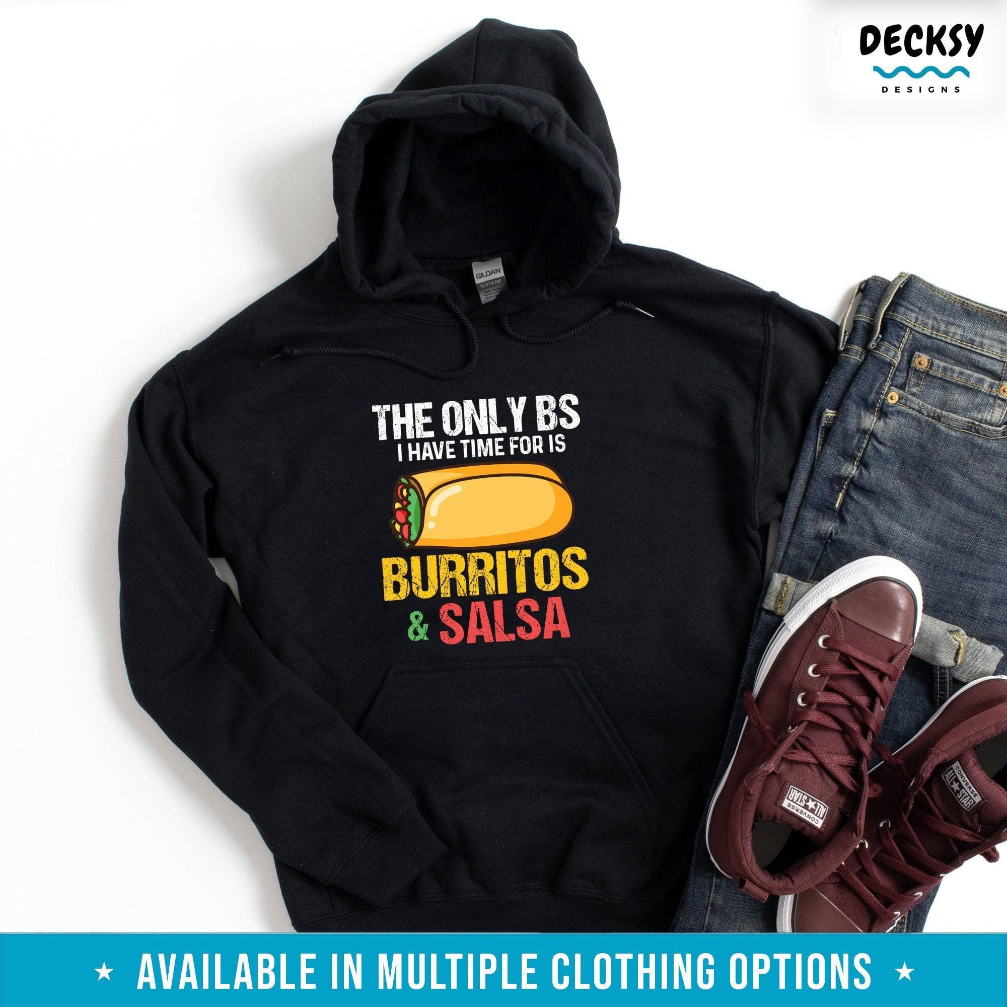 Burrito Shirt, Salsa Lover Gift-Clothing:Gender-Neutral Adult Clothing:Tops & Tees:T-shirts:Graphic Tees-DecksyDesigns