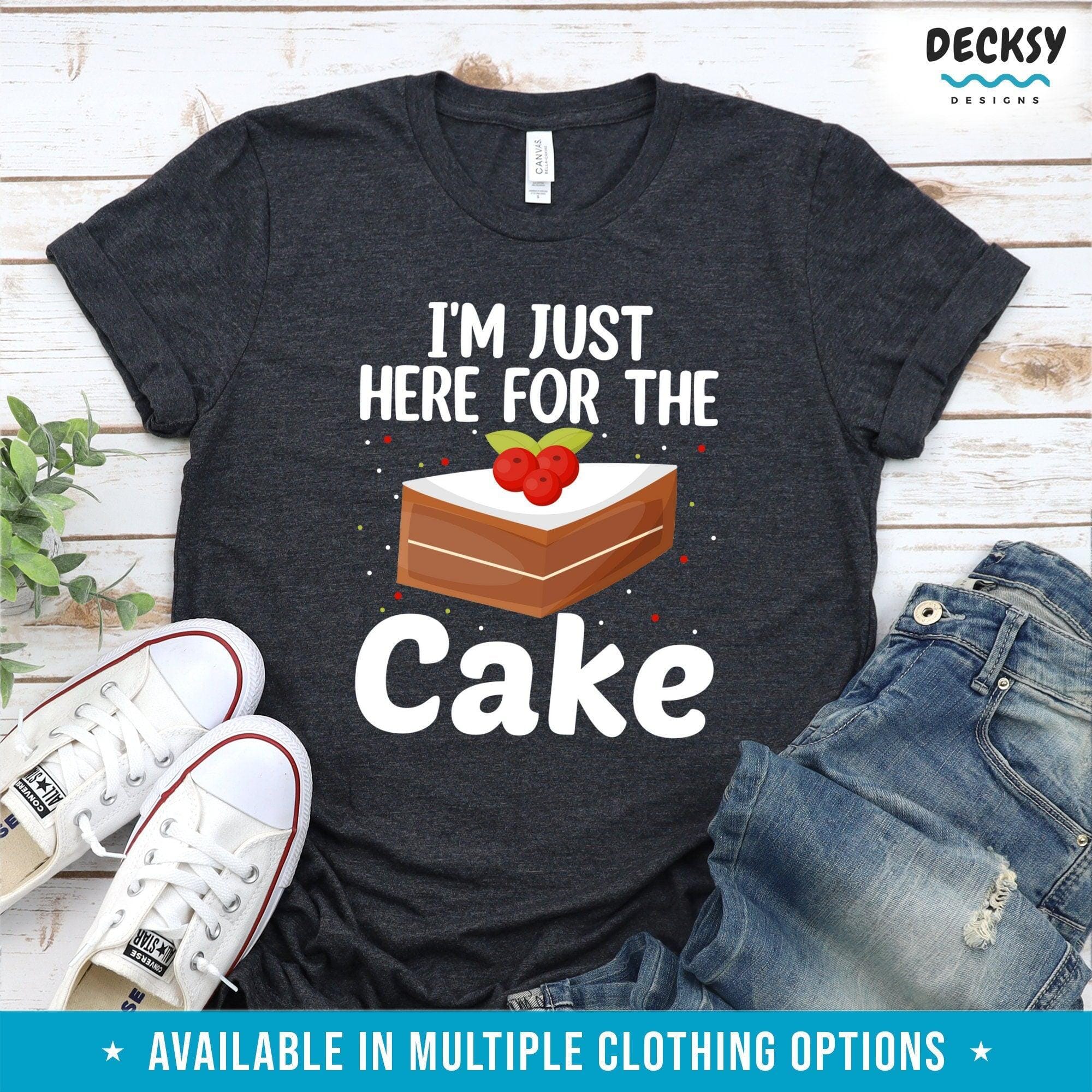 Cake Lover T-shirt, Christmas Gift-Clothing:Gender-Neutral Adult Clothing:Tops & Tees:T-shirts:Graphic Tees-DecksyDesigns