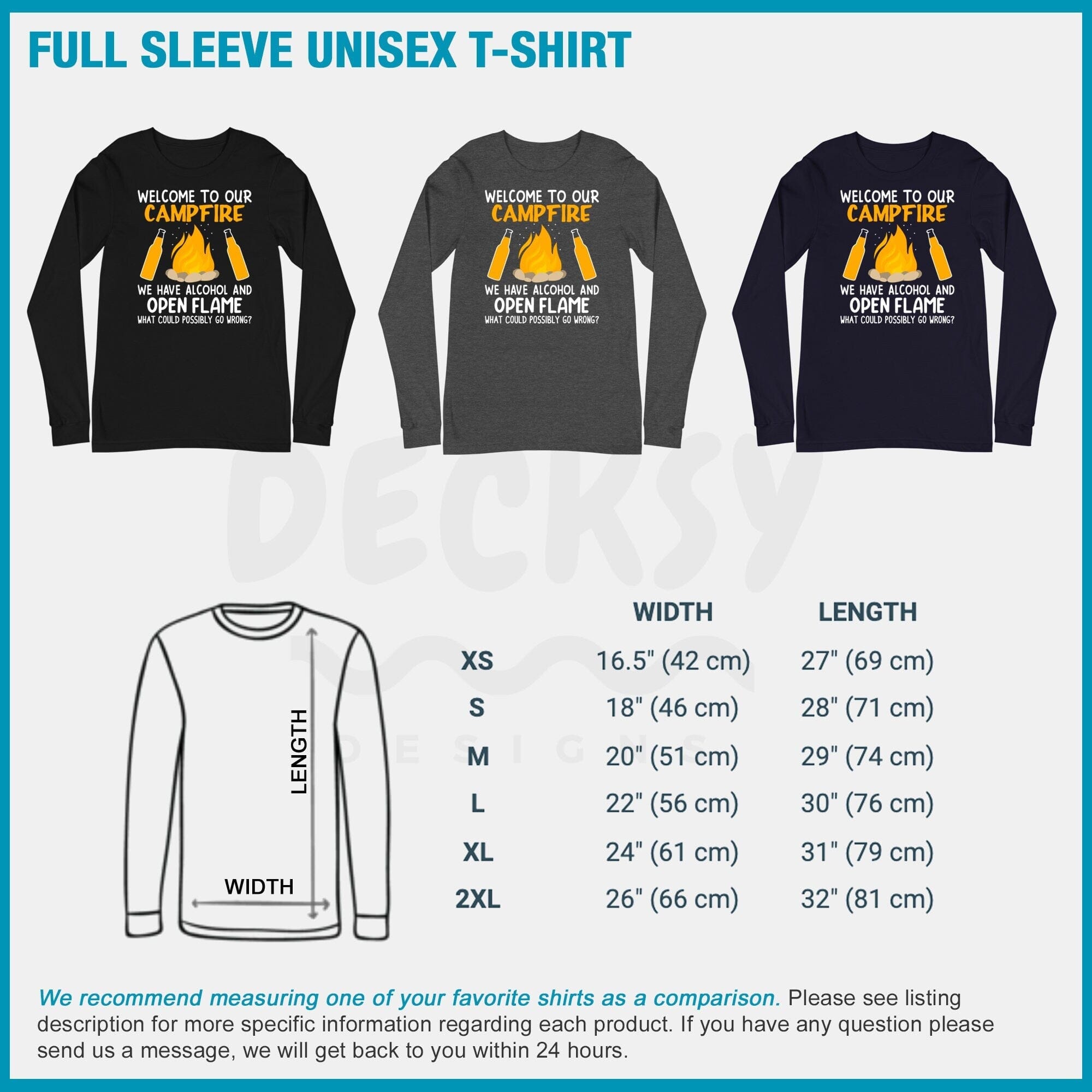 Campfire Sweatshirt, Camping Dad Gift-Clothing:Gender-Neutral Adult Clothing:Tops & Tees:T-shirts:Graphic Tees-DecksyDesigns