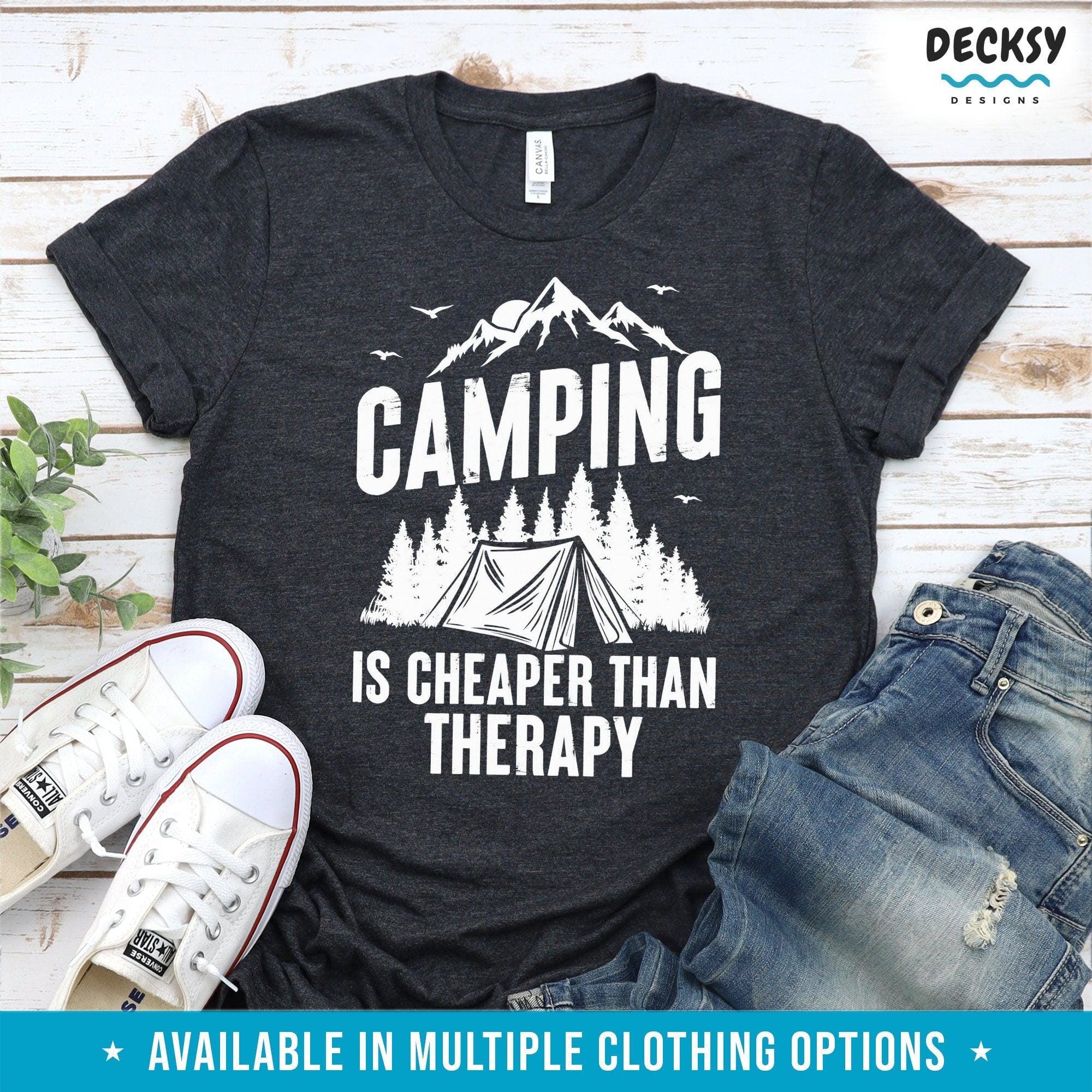 Camping Shirt, Camp Lover Gift-Clothing:Gender-Neutral Adult Clothing:Tops & Tees:T-shirts:Graphic Tees-DecksyDesigns