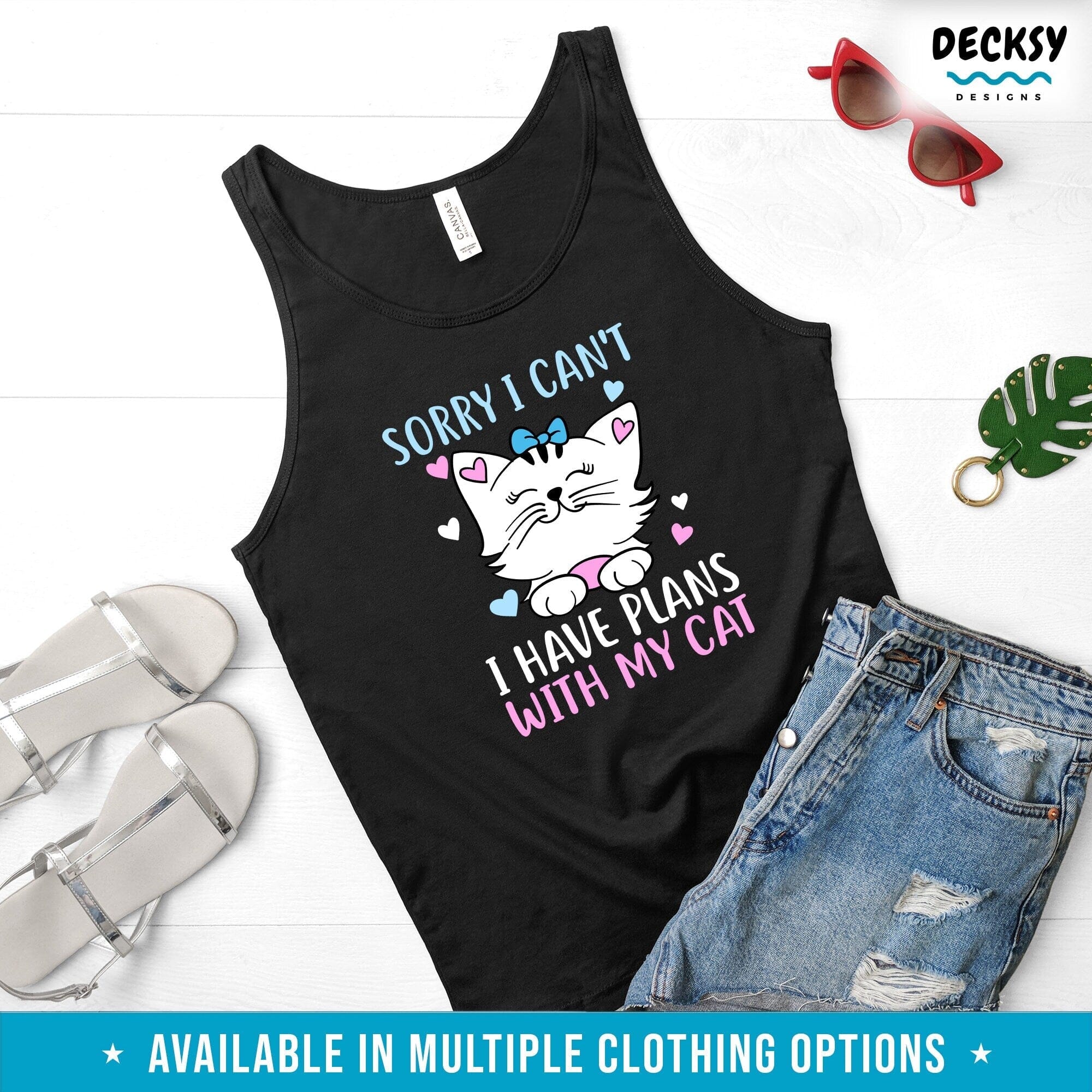 Cat Lover Tshirt, Cat Lady Gift, Cat Mom Sweatshirt Hoodie-Clothing:Gender-Neutral Adult Clothing:Tops & Tees:T-shirts:Graphic Tees-DecksyDesigns